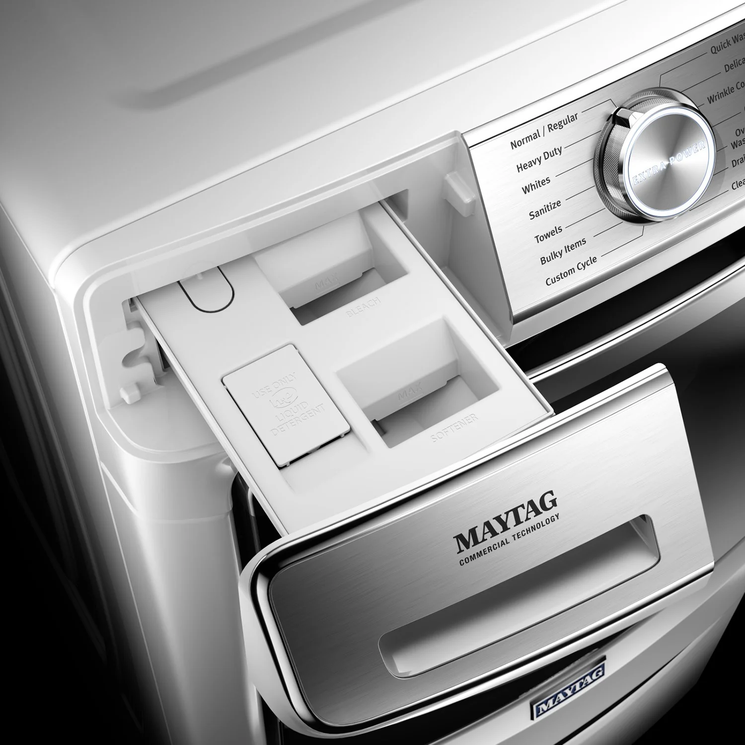 Maytag White Front-Load Washer (5.8 cu. ft.) & Gas Dryer (7.3 cu. ft.) - MHW8630HW/MGD8630HW - Image 5