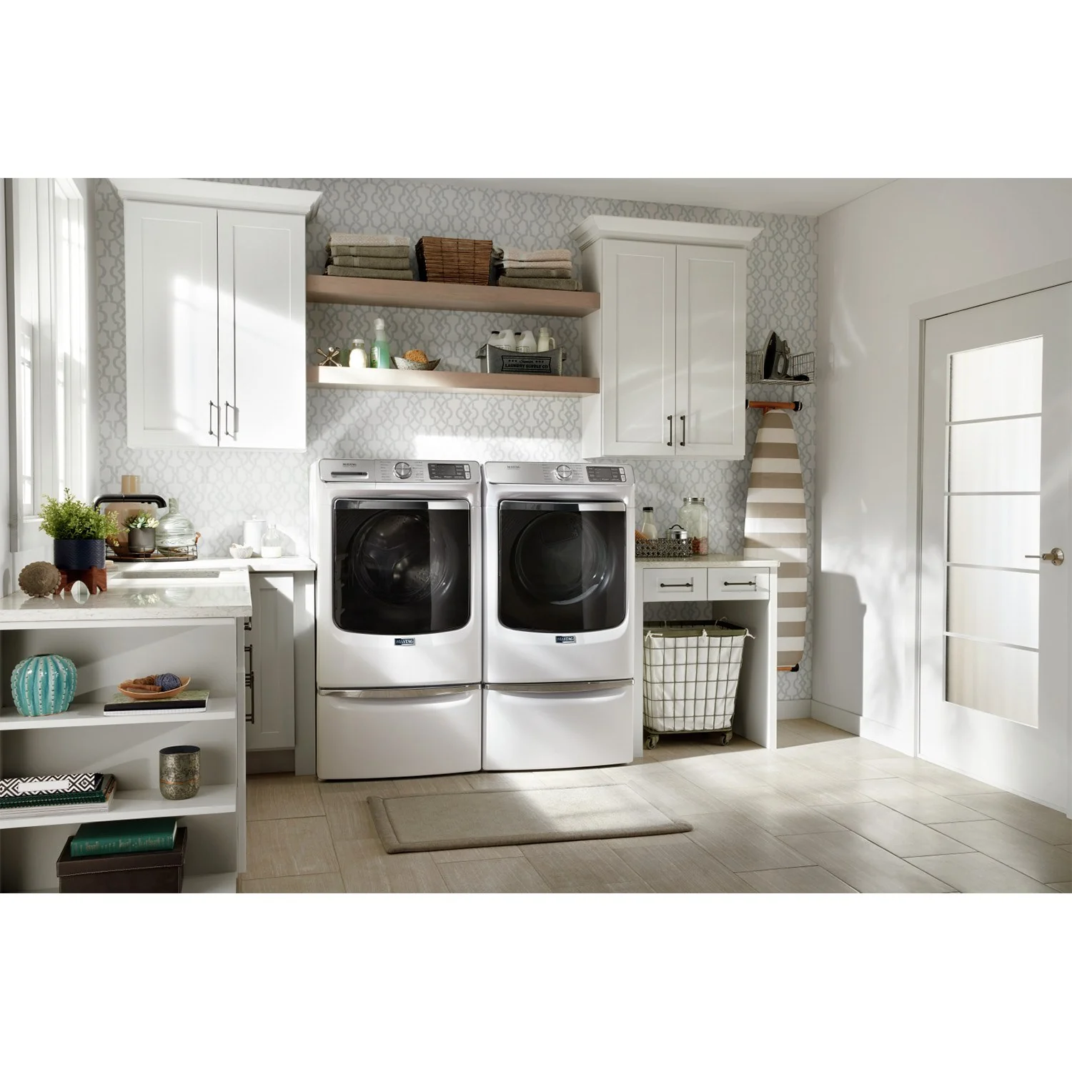 Maytag White Front-Load Washer (5.8 cu. ft.) & Gas Dryer (7.3 cu. ft.) - MHW8630HW/MGD8630HW - Image 8