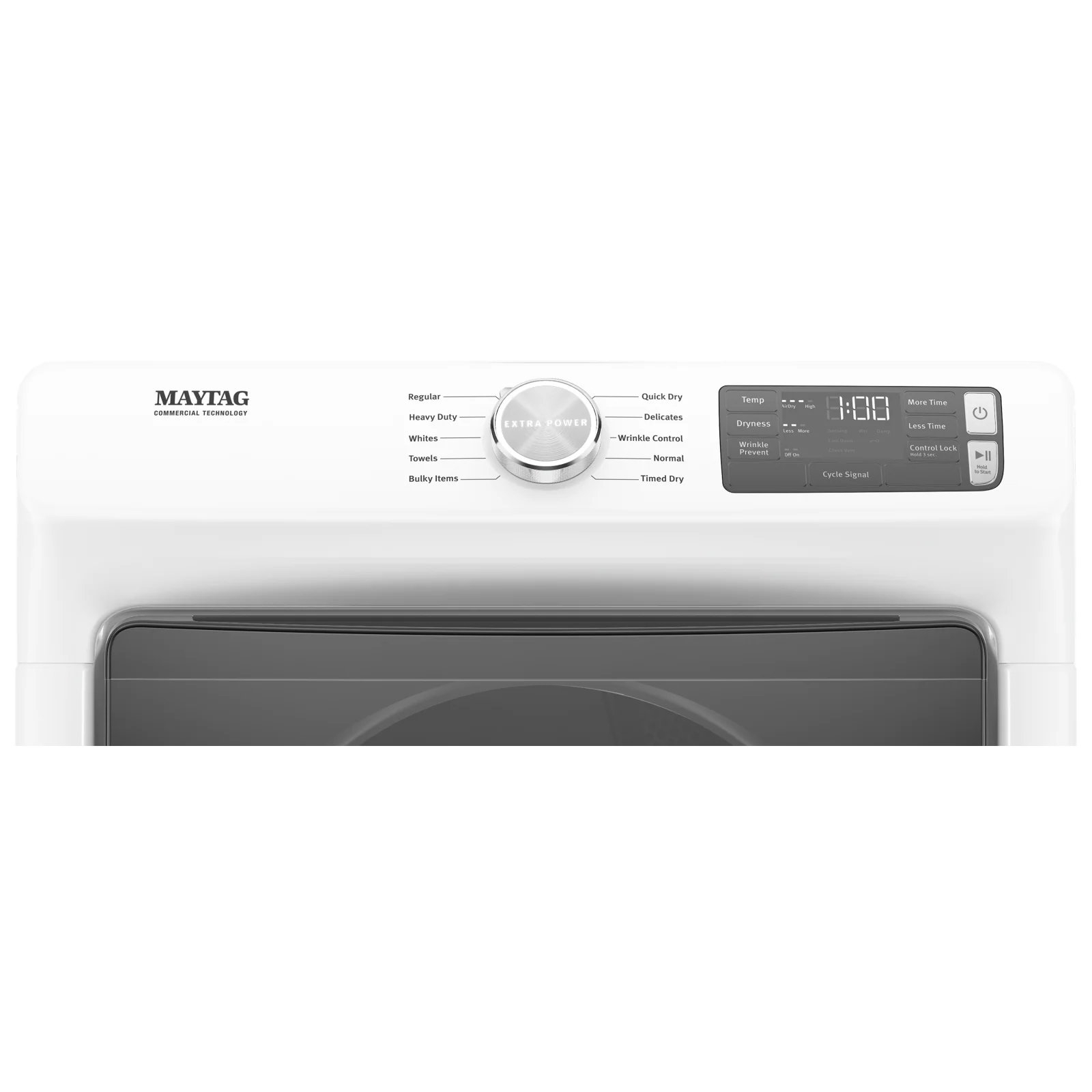 Maytag White Gas Dryer (7.3 Cu. Ft.) - MGD5630HW - Image 4