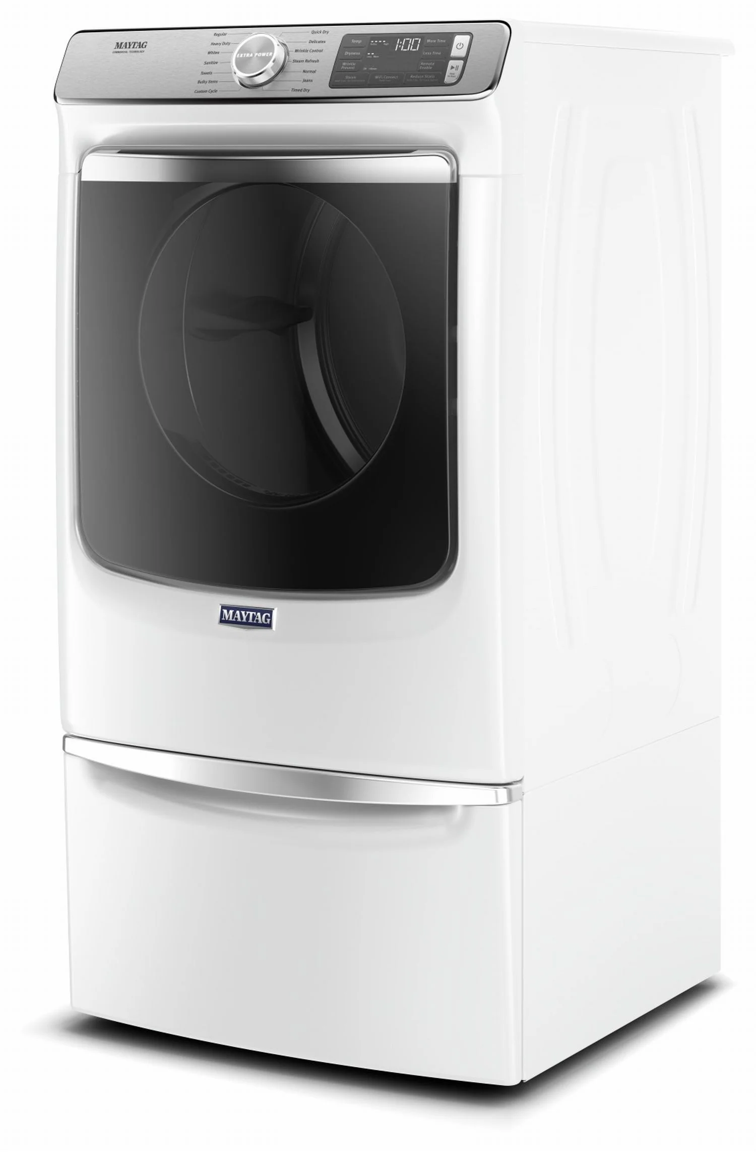 Maytag White Gas Dryer (7.3 Cu. Ft.) - MGD8630HW - Image 3