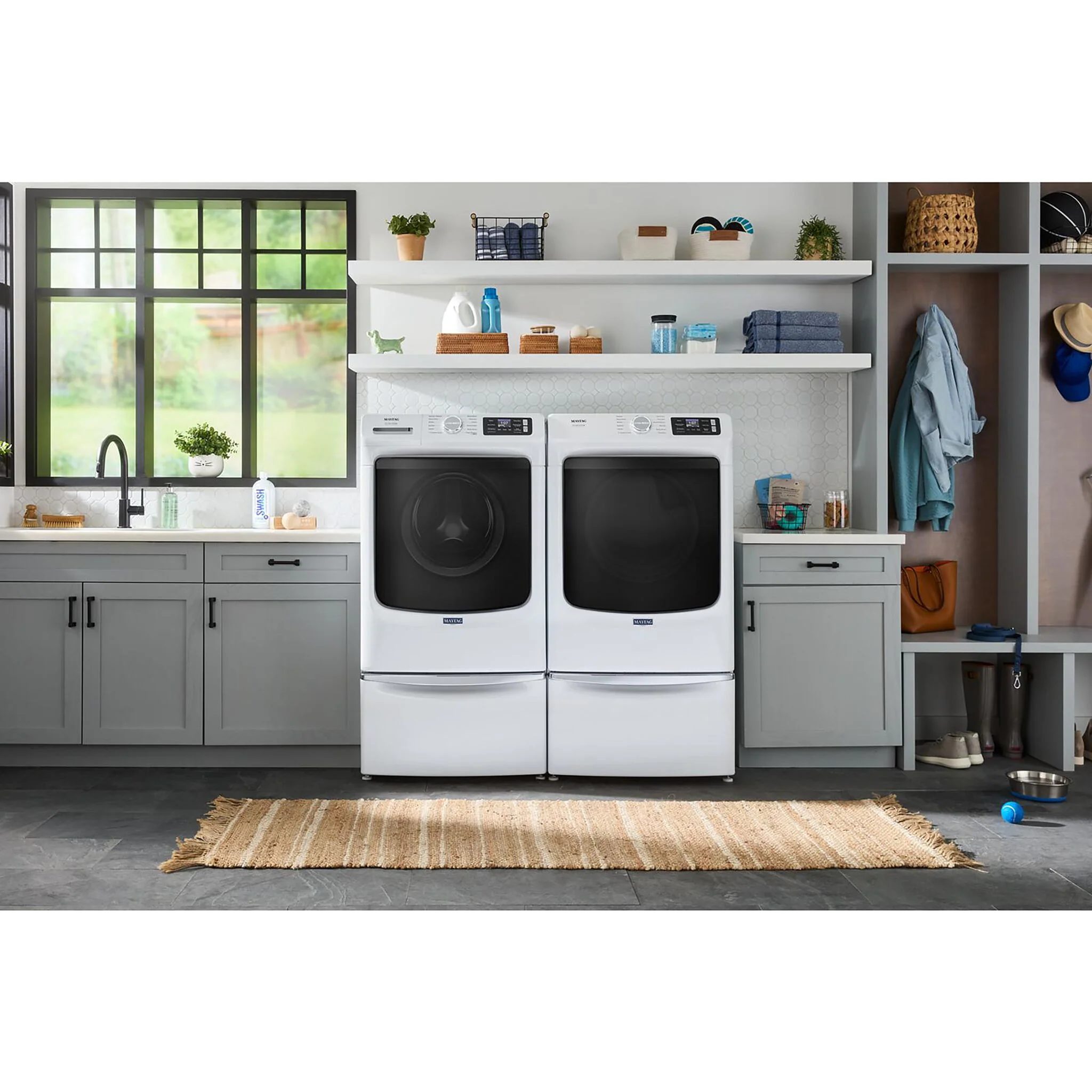 Maytag White Gas Dryer with Pet Pro (7.4 Cu.Ft.) - MGD7020RW - Image 4