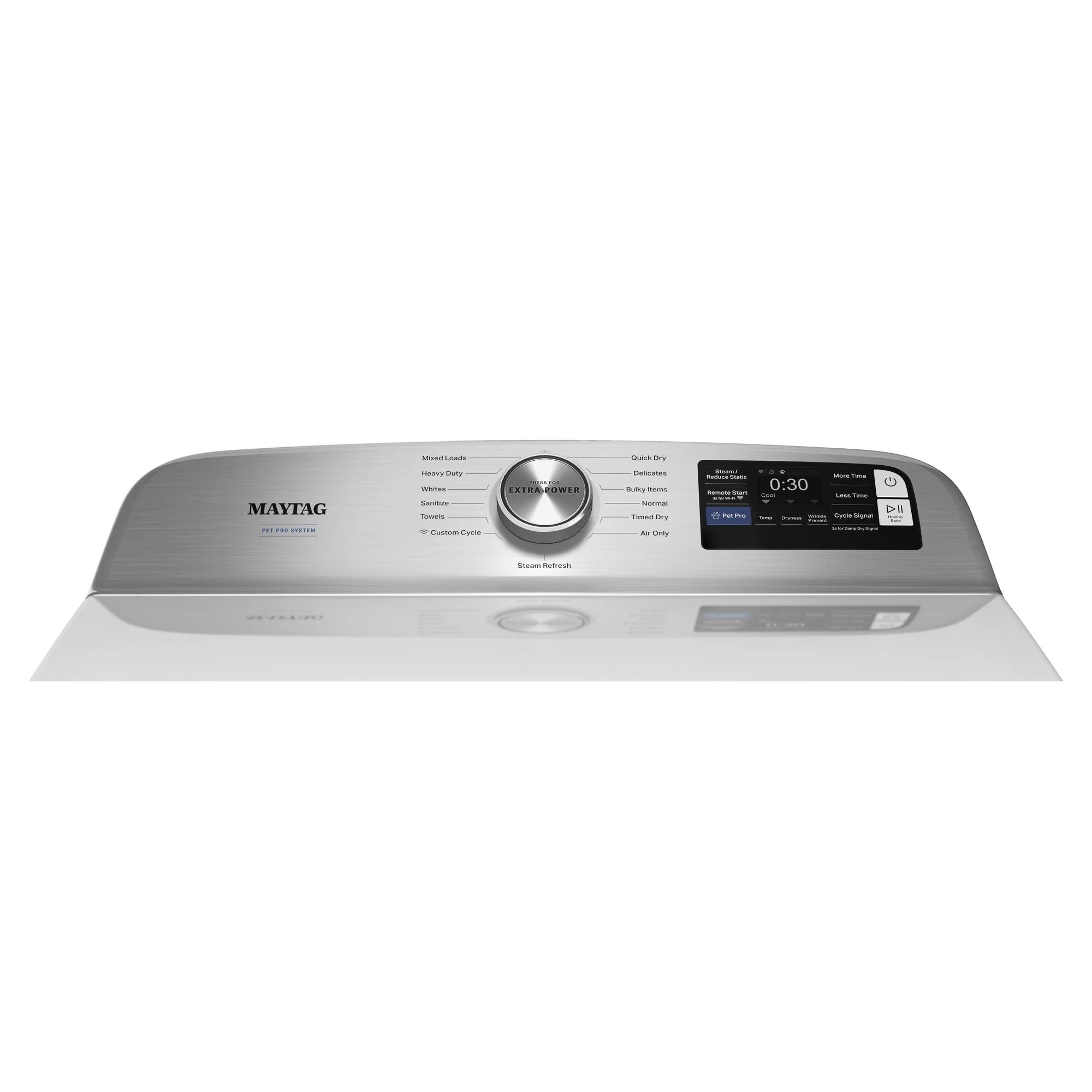 Maytag White Smart Electric Dryer (7.4 Cu. Ft.) with Pet Pro System - YMED7205RW - Image 6
