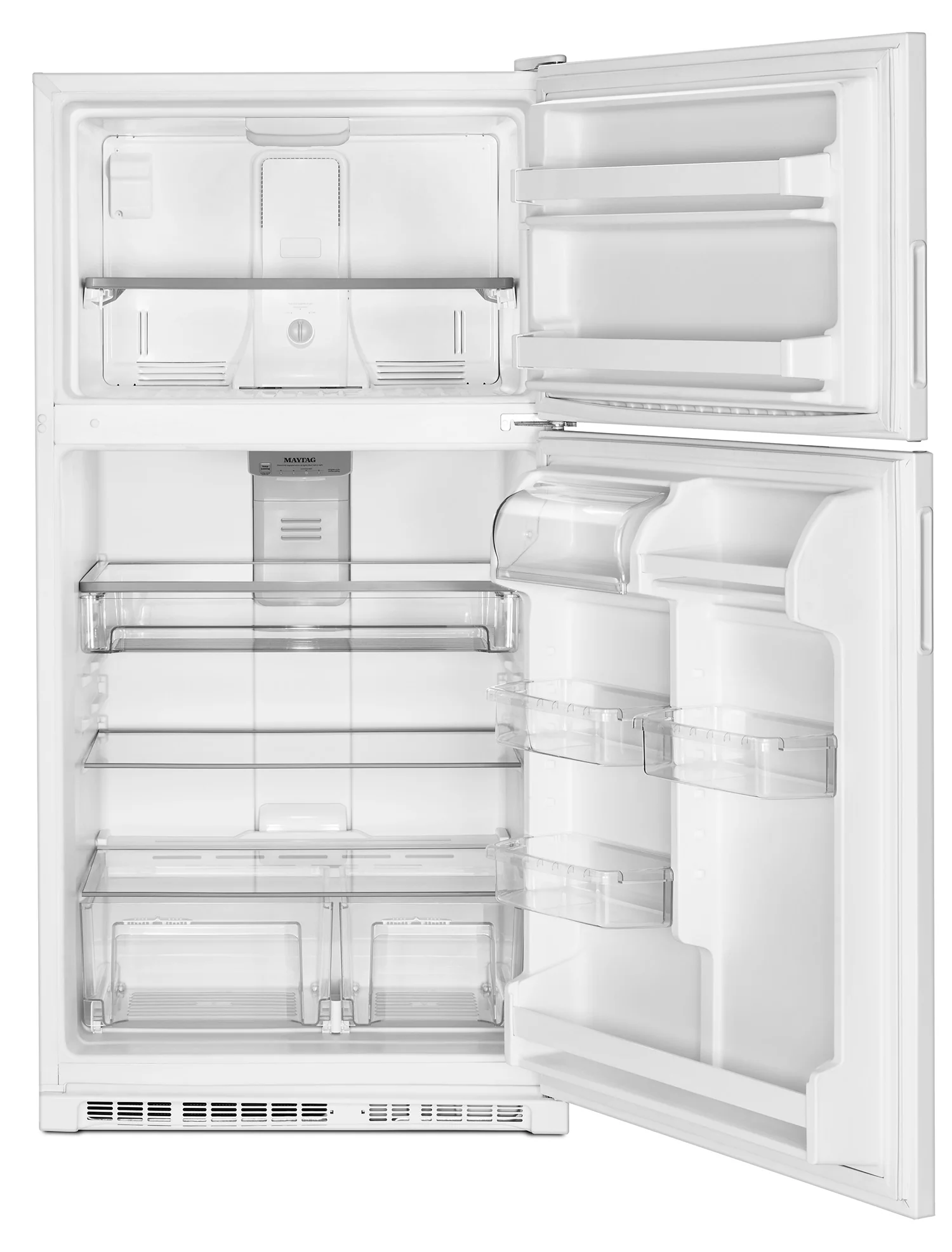 Maytag 33" 21 Cu. Ft. White Top-Freezer Refrigerator - MRT311FFFH - Image 3