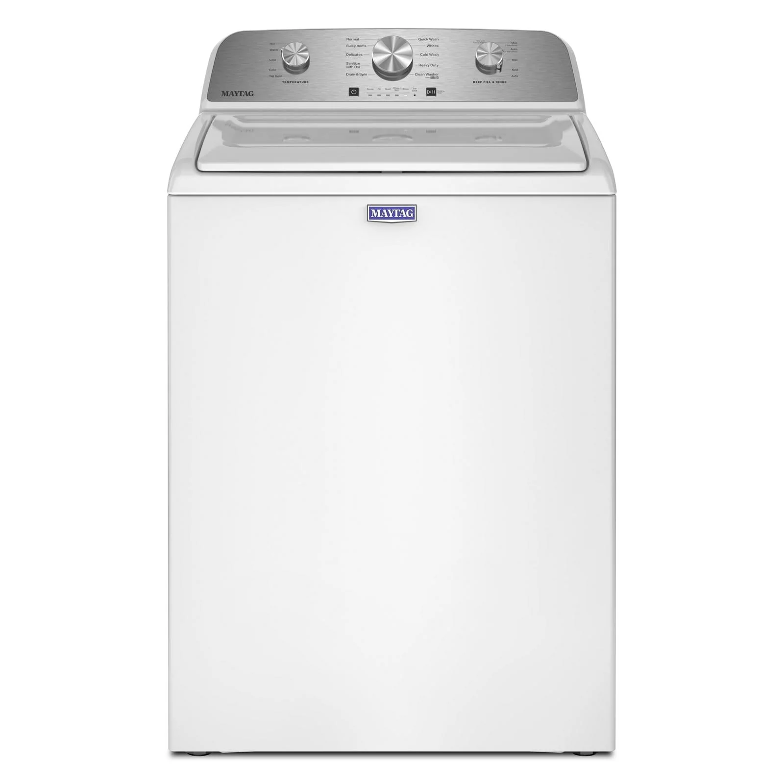 Maytag White Top Load Washer (4.8 Cu. Ft. IEC) with Deep Fill Option - MTW4205SW