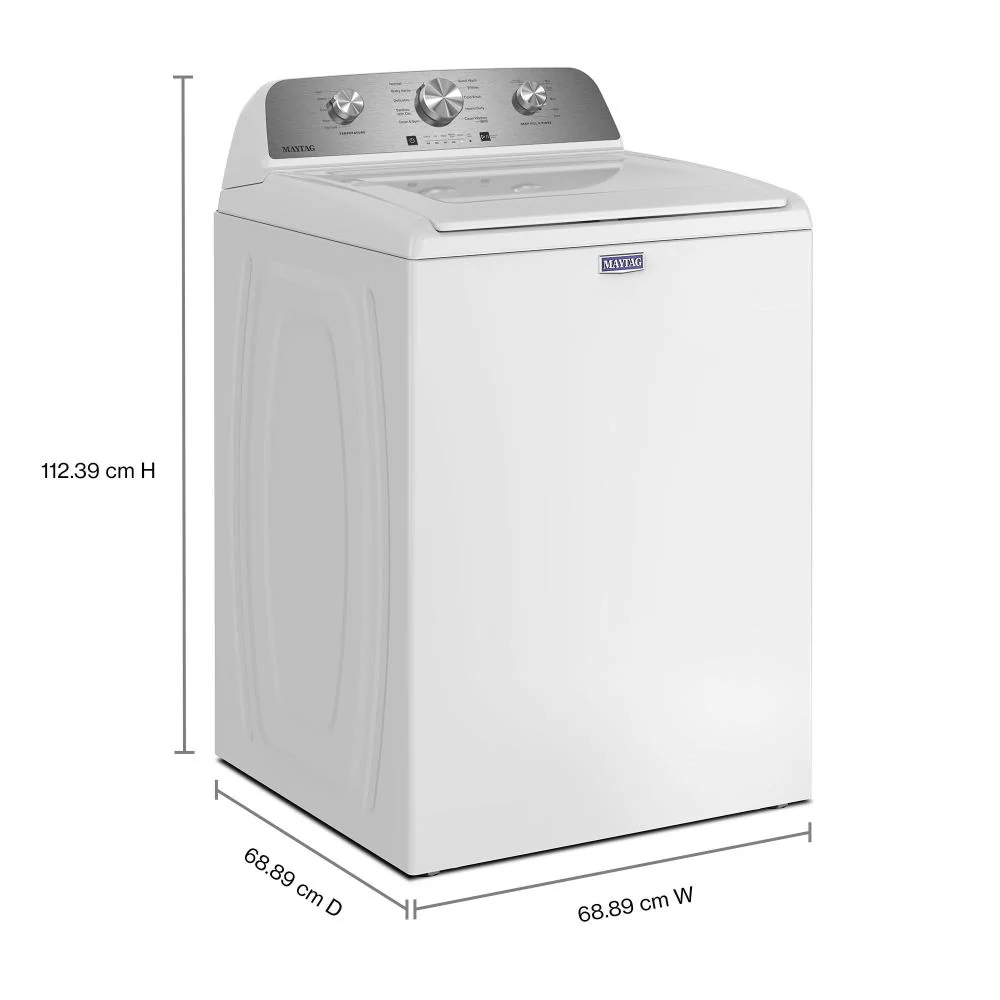 Maytag White Top Load Washer (4.8 Cu. Ft. IEC) with Deep Fill Option - MTW4205SW - Image 2