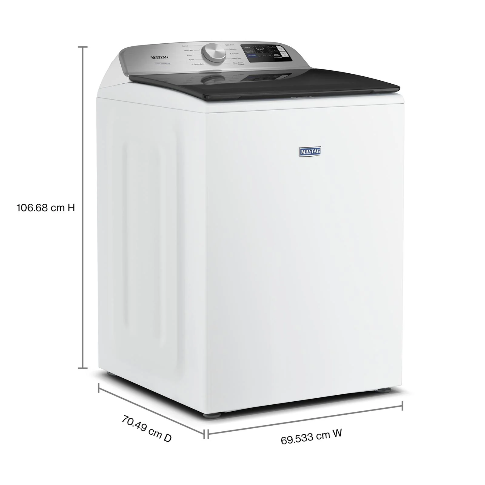 Maytag White Top-Load Washer (6 cu.ft.) - MTW6205RW - Image 2