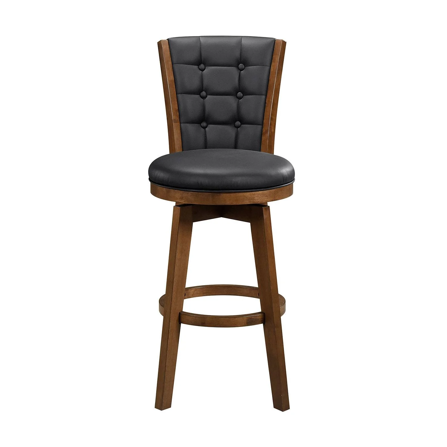 Medford Bar Stool - Black, Brown - Set of Two - Image 3