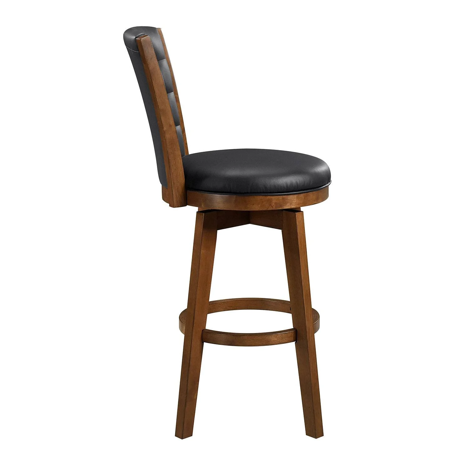 Medford Bar Stool - Black, Brown - Set of Two - Image 4