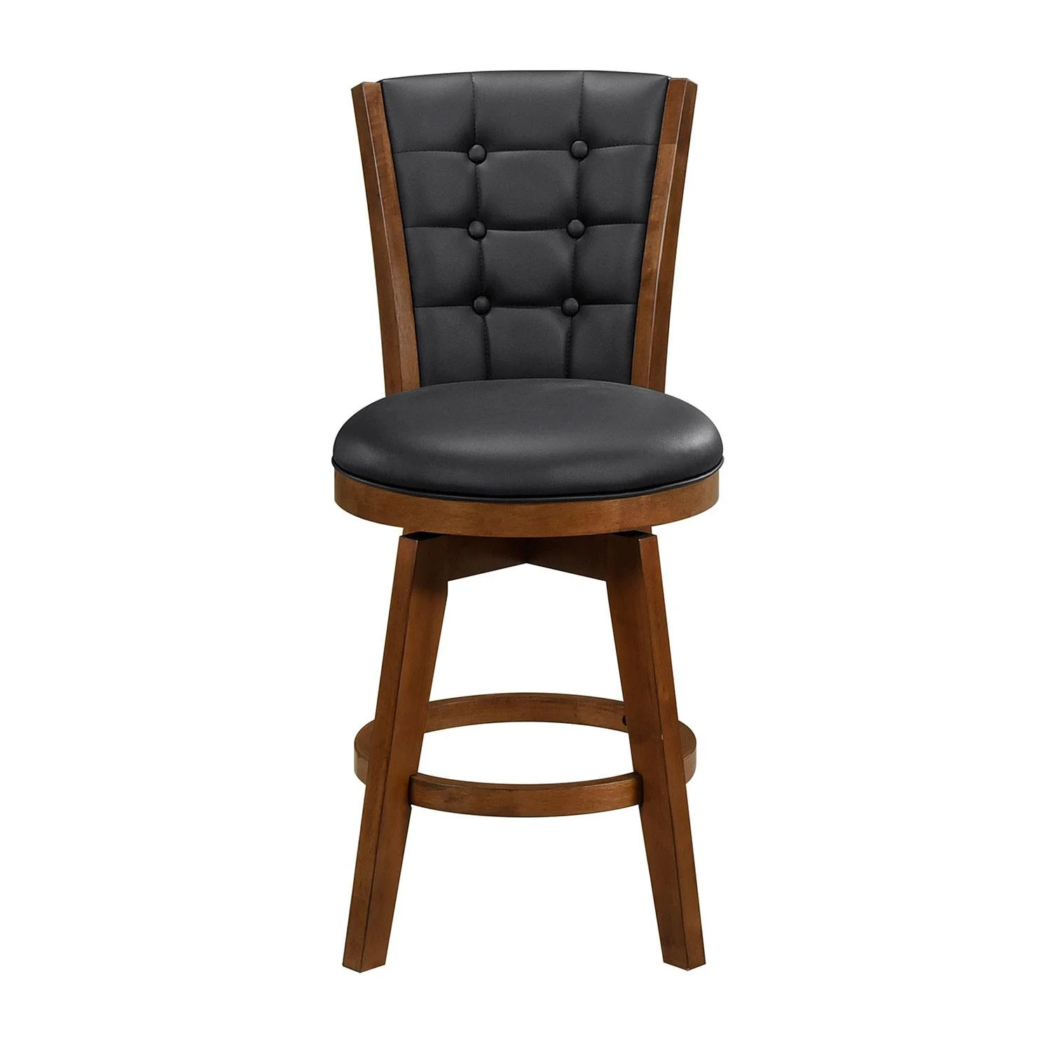 Medford Counter Stool - Black, Brown - Set of Two - Image 3