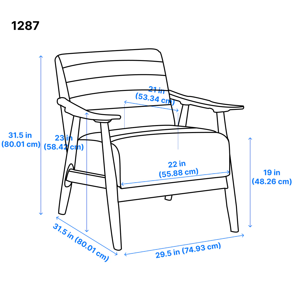 Medici Accent Chair - Pearl - Image 8
