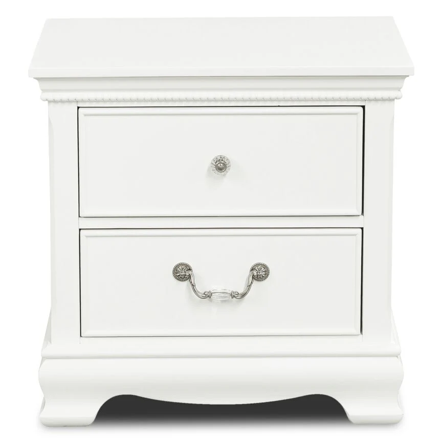 Melanie Night Table - White - Image 2