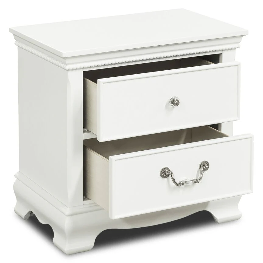 Melanie Night Table - White - Image 3