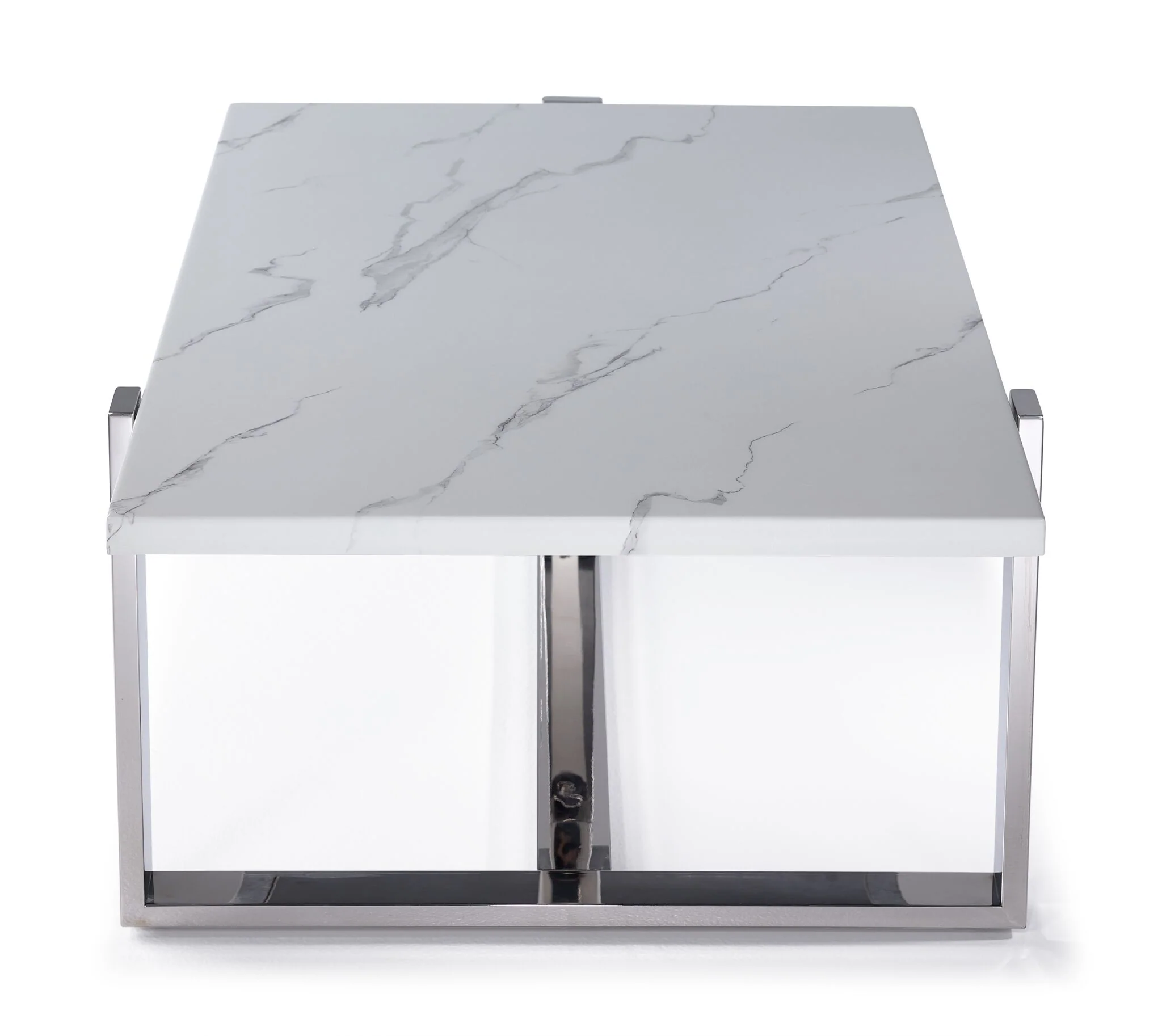 Memphis 48" Coffee Table - White - Image 3