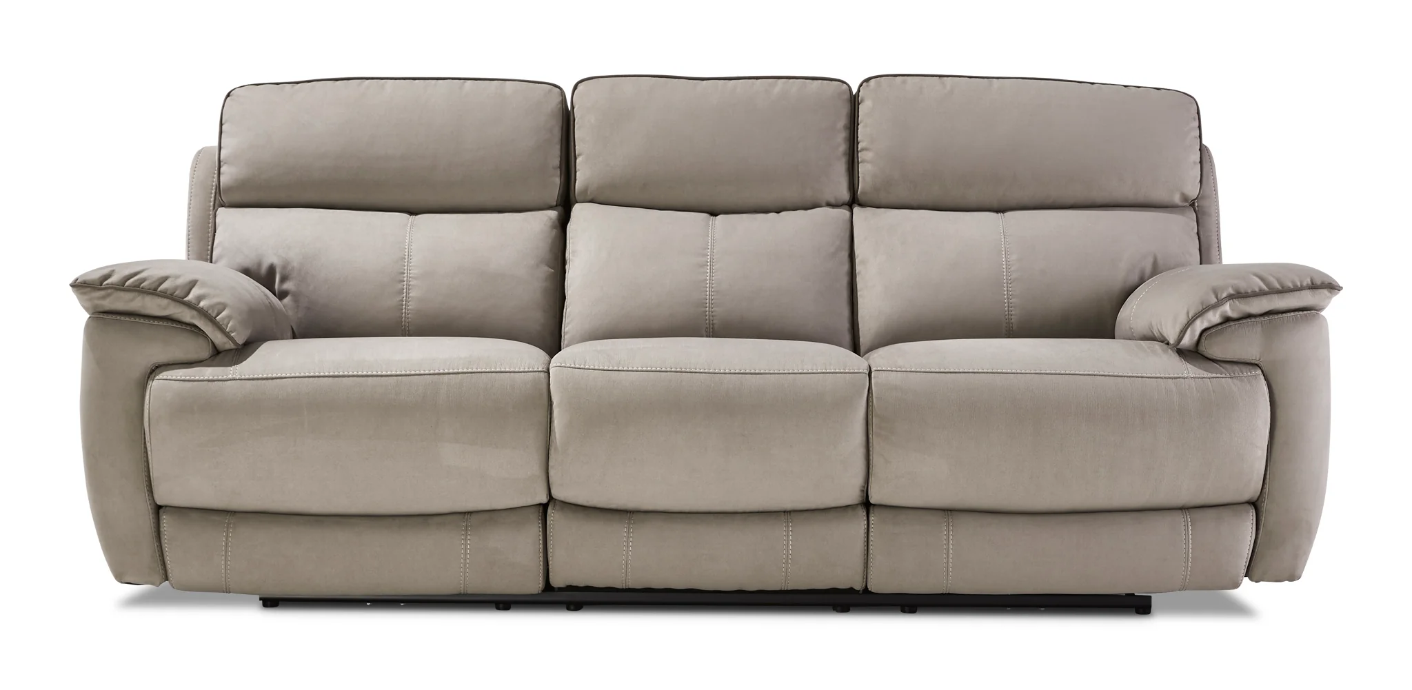 Memphis Dual Power Reclining Sofa - Silver Grey - Image 2