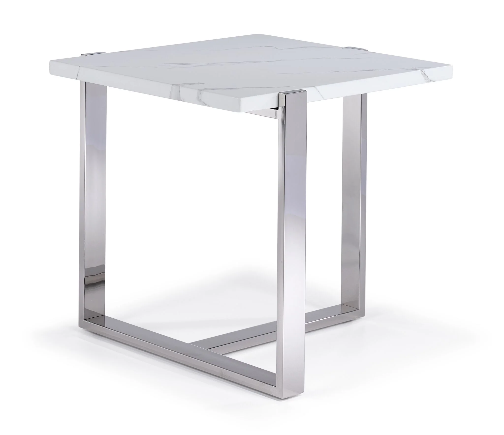 Memphis 24" End Table - White - Image 2