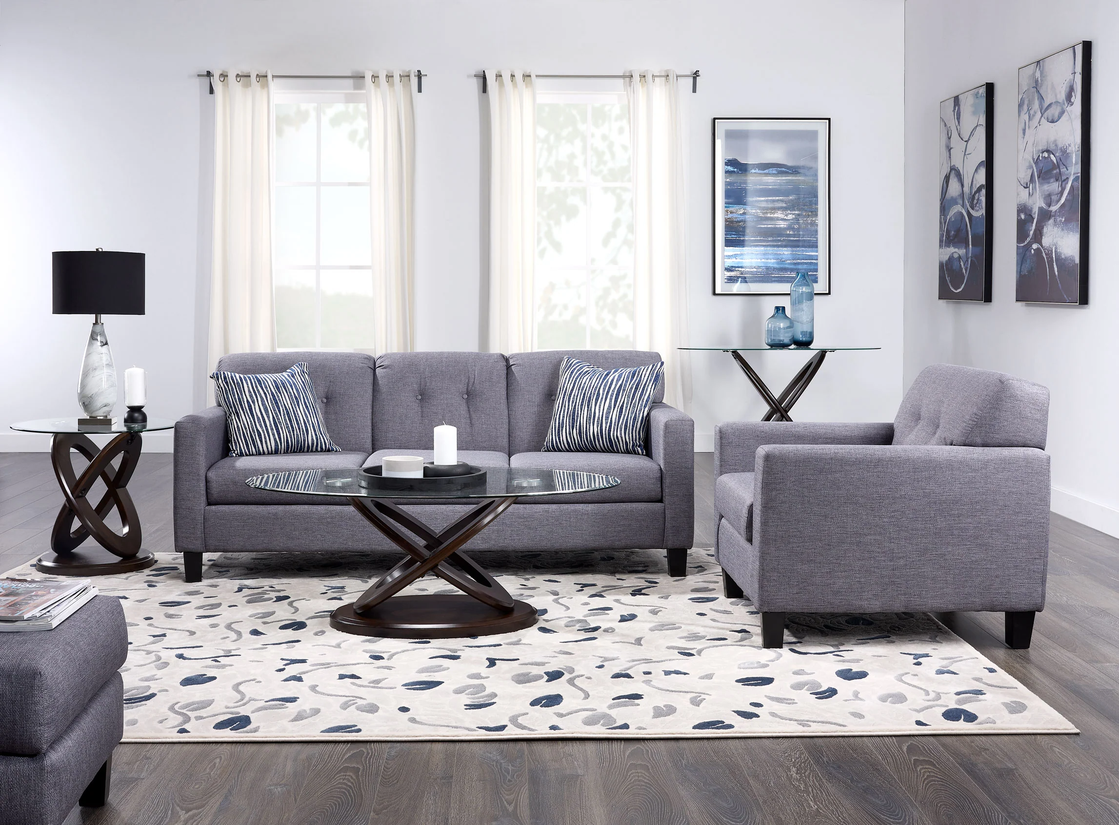 Merlin Sofa - Grey - Image 2