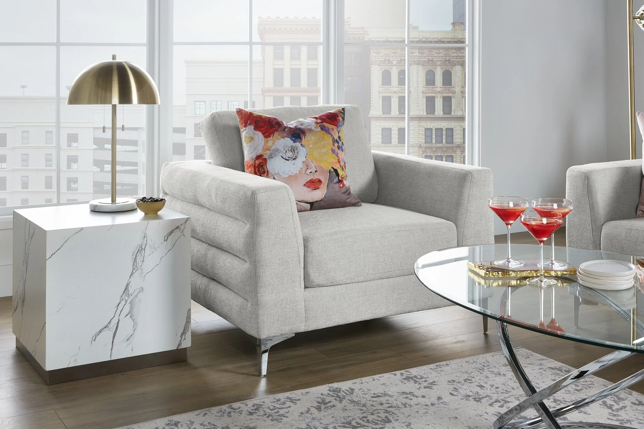 Micah Chair - Beige - Image 2