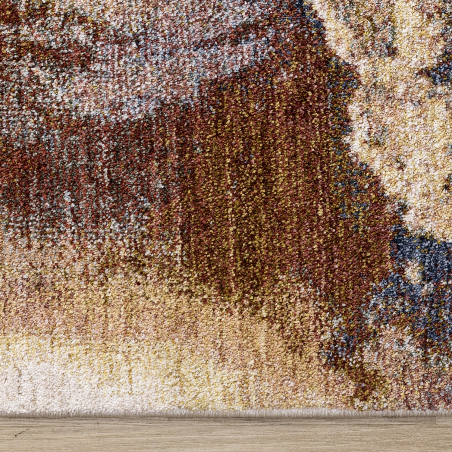 Micah Modern Galaxy Area Rug - 5' X 8' - Cream/Grey/Blue - Image 10
