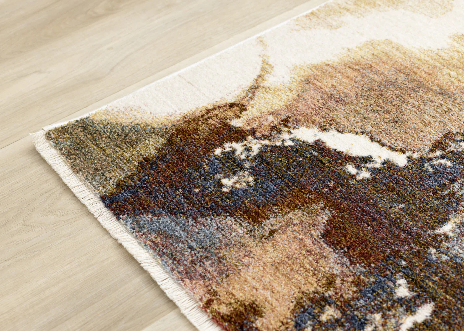 Micah Modern Galaxy Area Rug - 5' X 8' - Cream/Grey/Blue - Image 12
