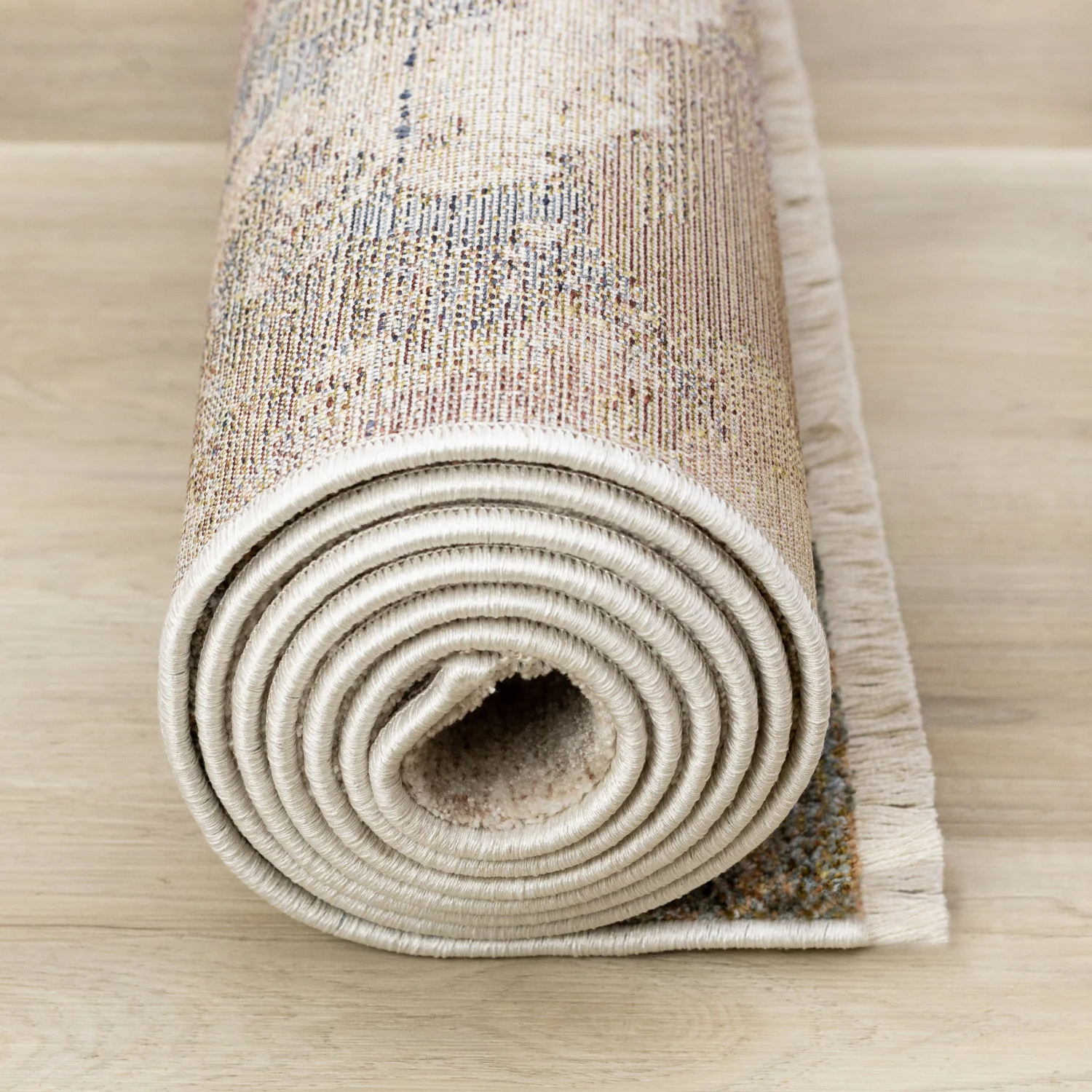 Micah Modern Galaxy Area Rug - 5' X 8' - Cream/Grey/Blue - Image 13