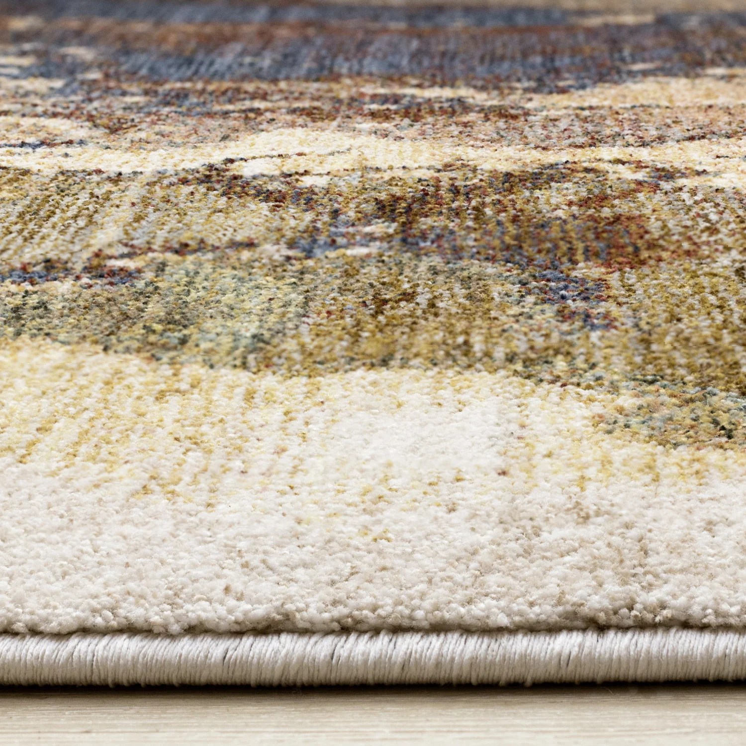 Micah Modern Galaxy Area Rug - 8' X 11' - Cream/Grey/Blue - Image 5