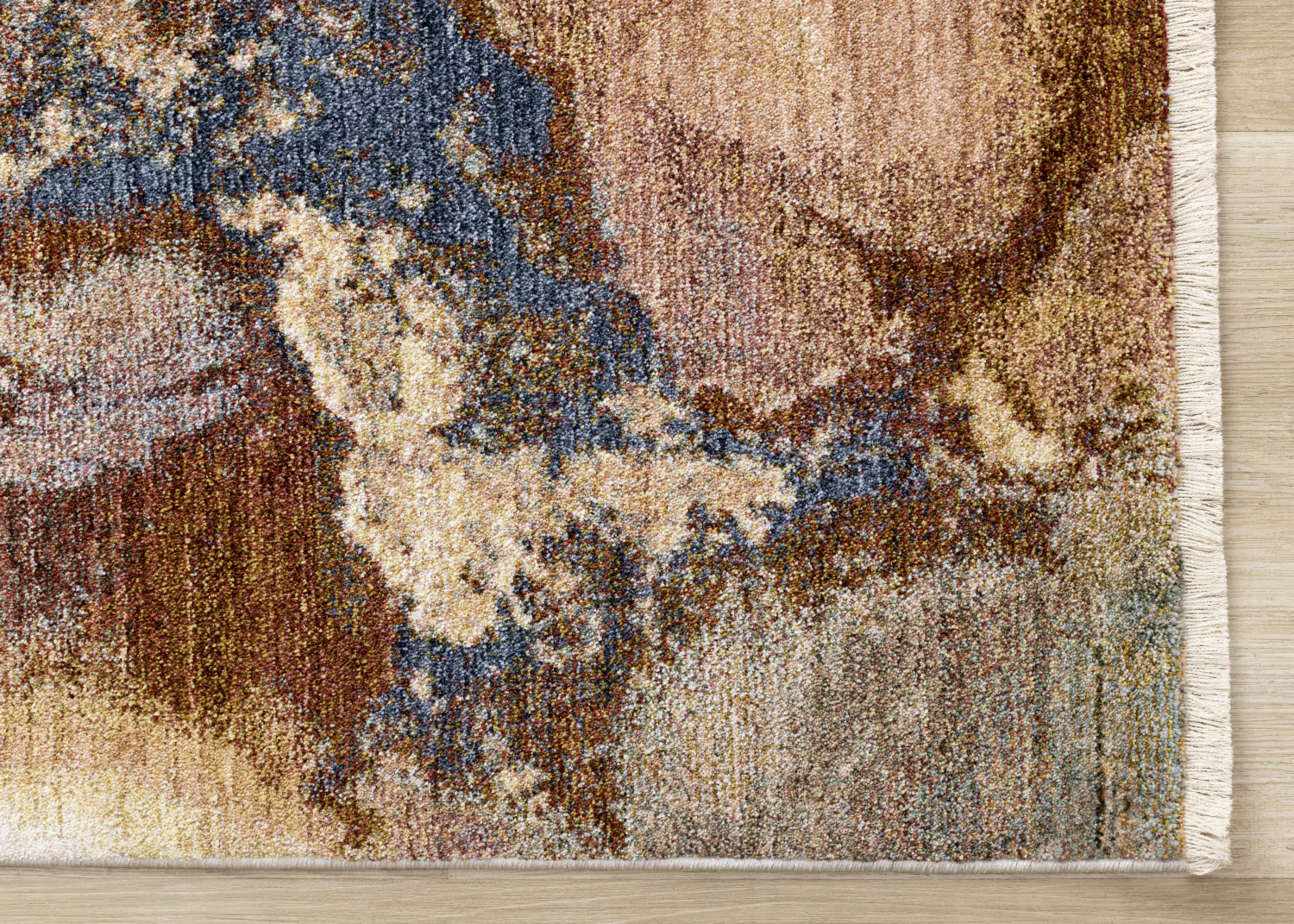 Micah Modern Galaxy Area Rug - 8' X 11' - Cream/Grey/Blue - Image 6