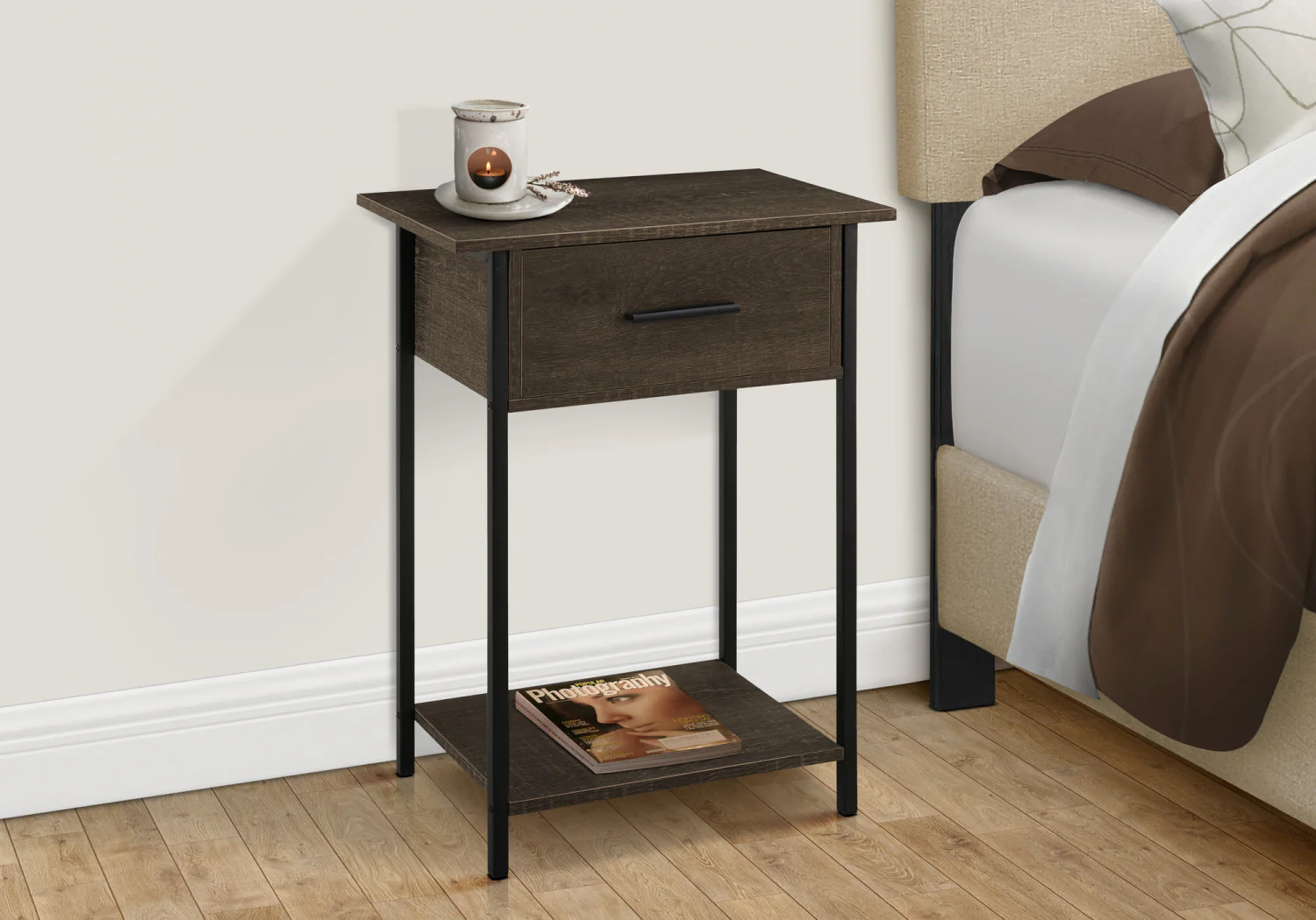 Miko Side Table - Dark Oak - Image 5