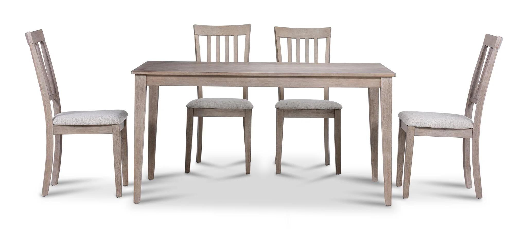 Milano 5-Piece Dining Set - Beige - Image 2