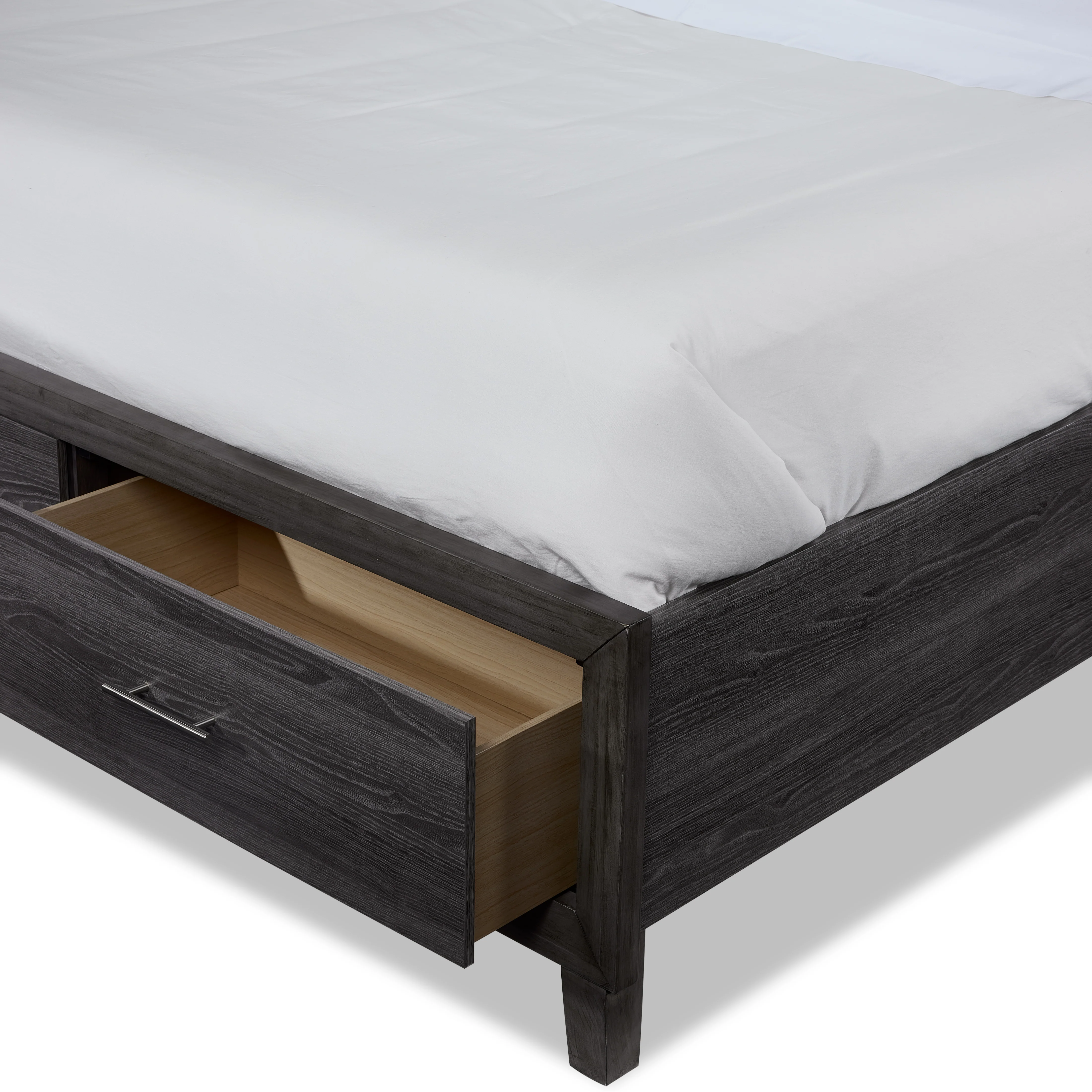 Miller 3-Piece Queen Storage Bed - Grey - Image 4