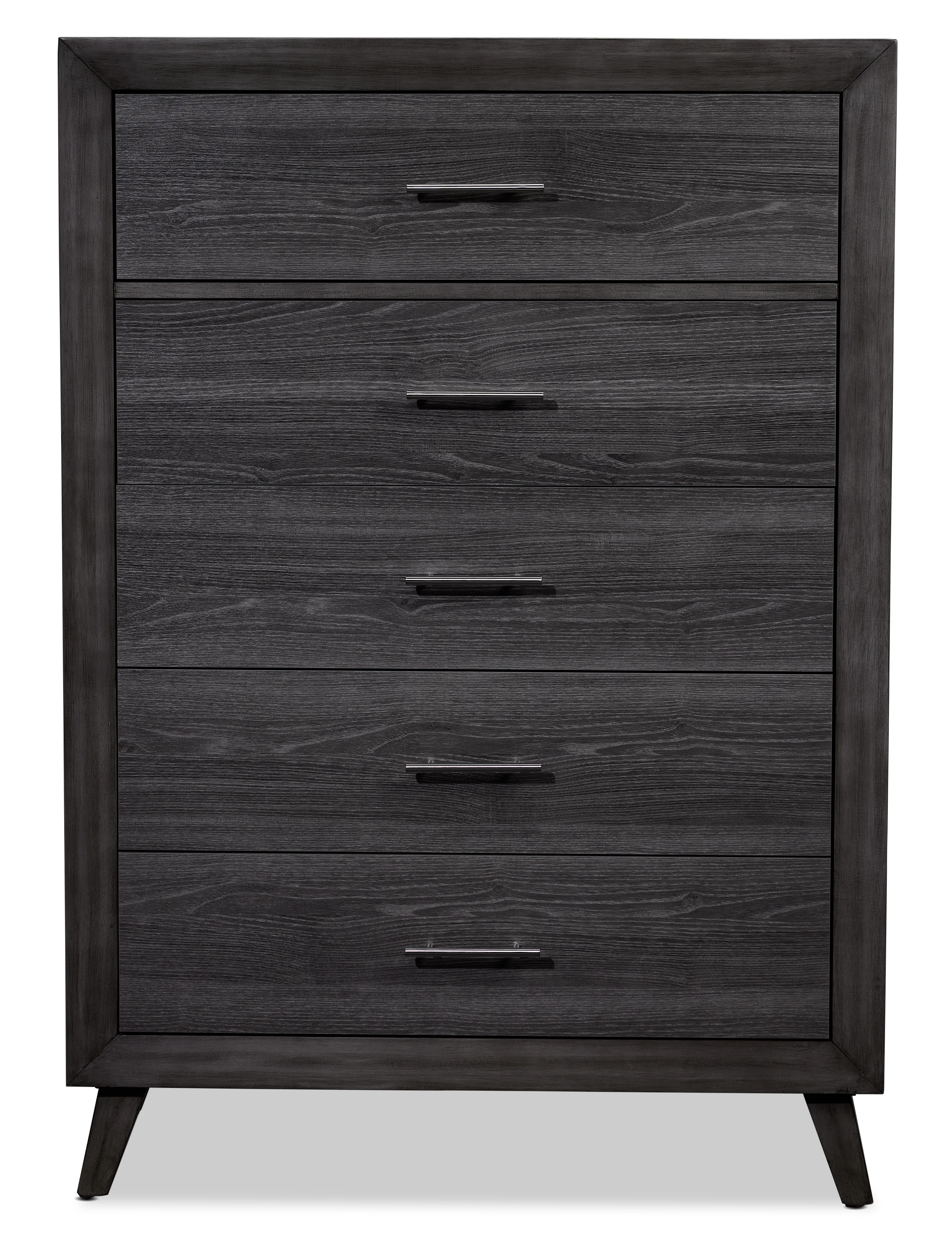 Miller 5-Drawer Chest - Grey - Image 2