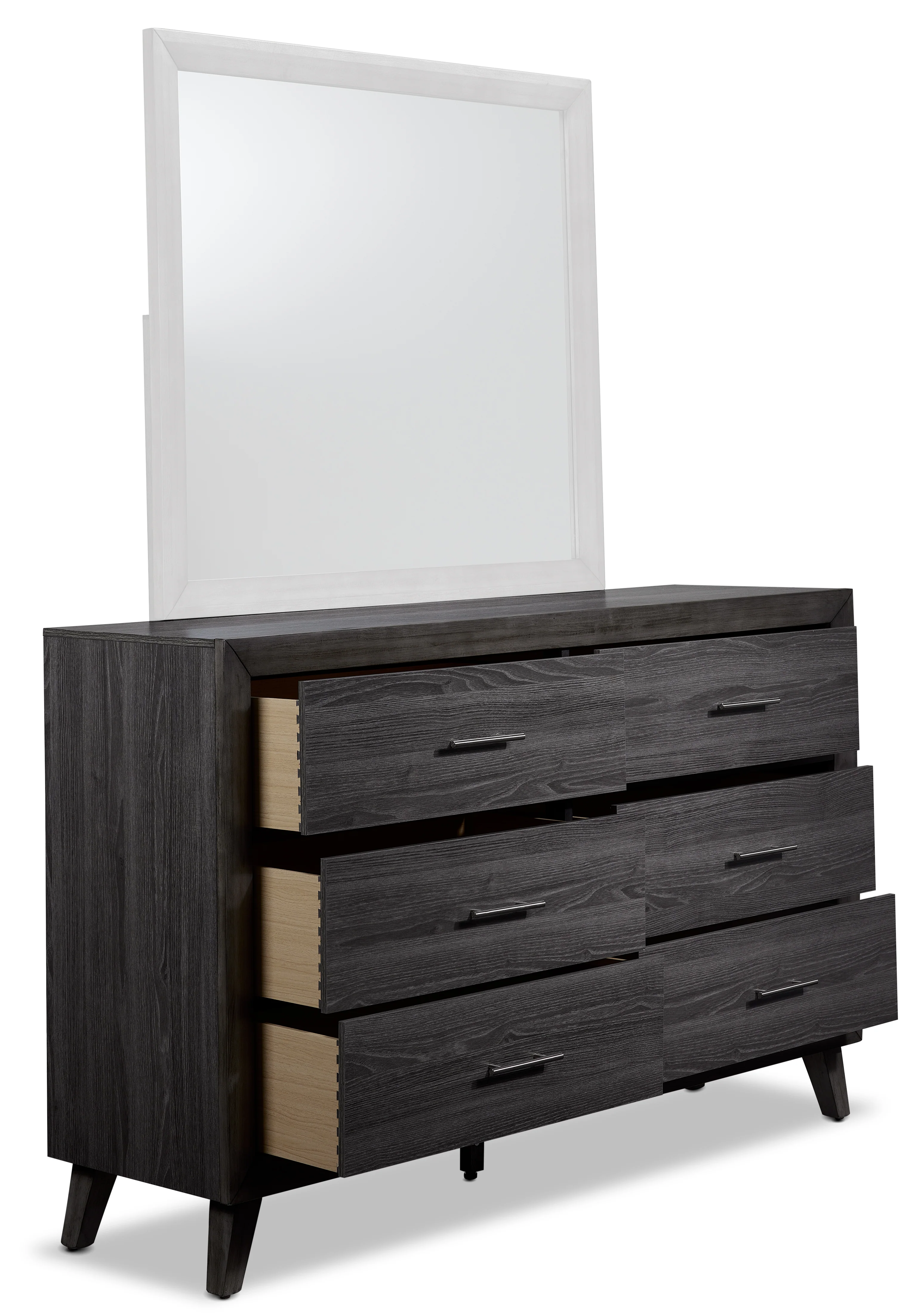 Miller 6-Drawer Dresser - Grey - Image 2