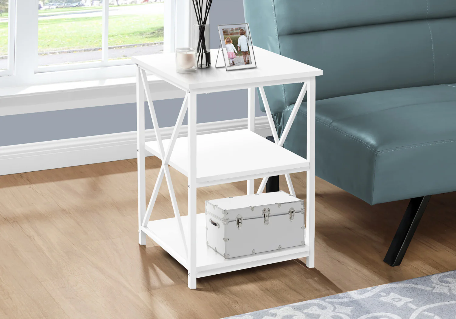 Miren Side Table - White - Image 2