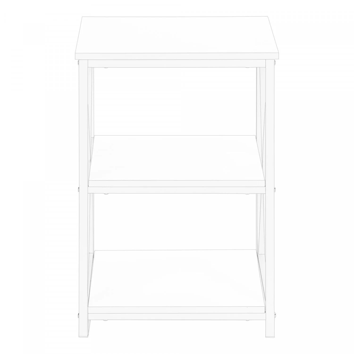 Miren Side Table - White - Image 7