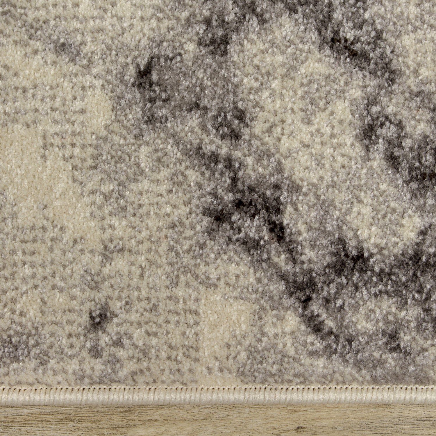 Mirza Marble Profile Area Rug - 5' X 8' - Cream/Grey - Image 8