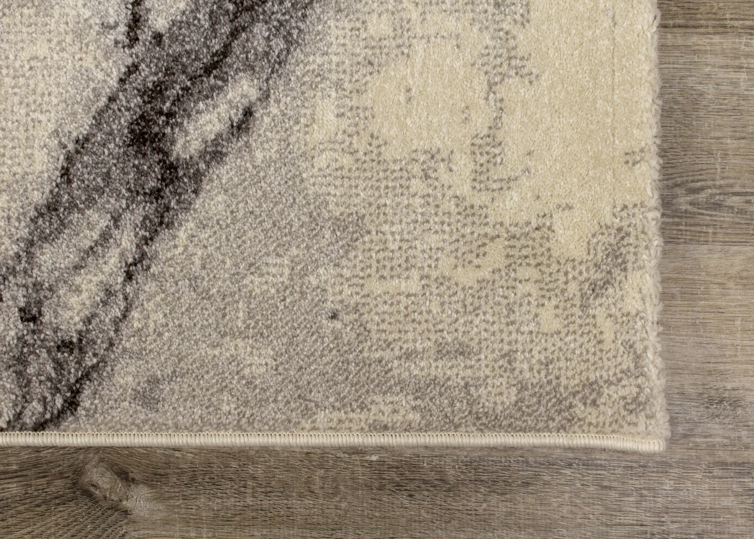 Mirza Marble Profile Area Rug - 8' X 11' - Cream/Grey - Image 5