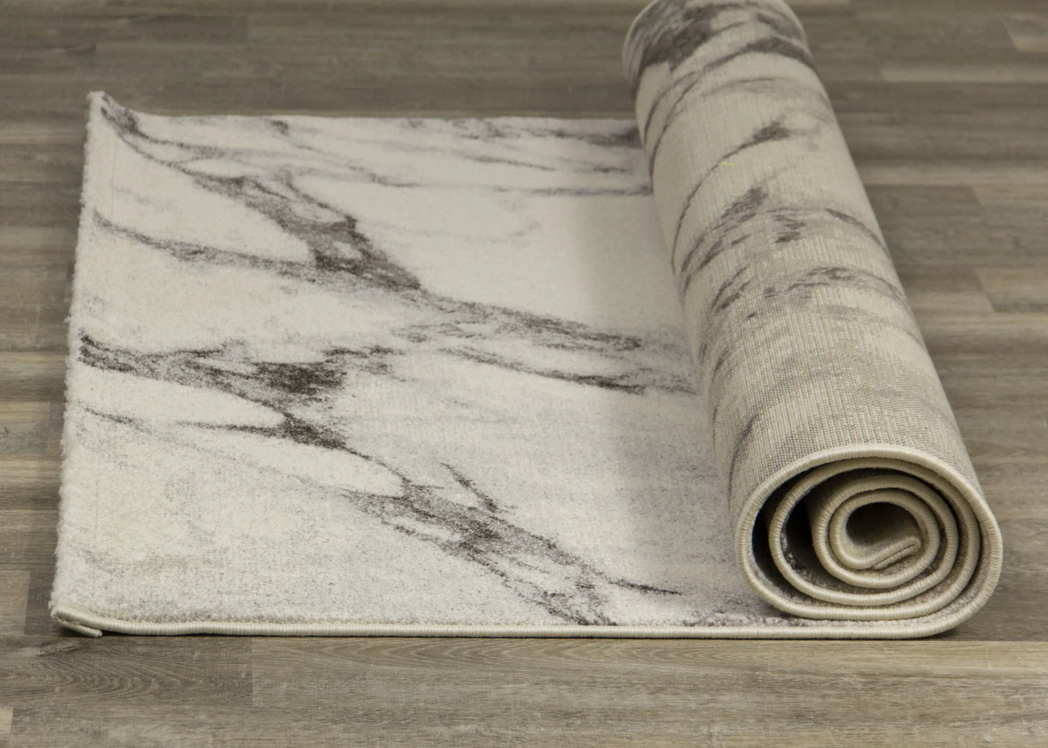 Mirza Marble Profile Area Rug - 8' X 11' - Cream/Grey - Image 7