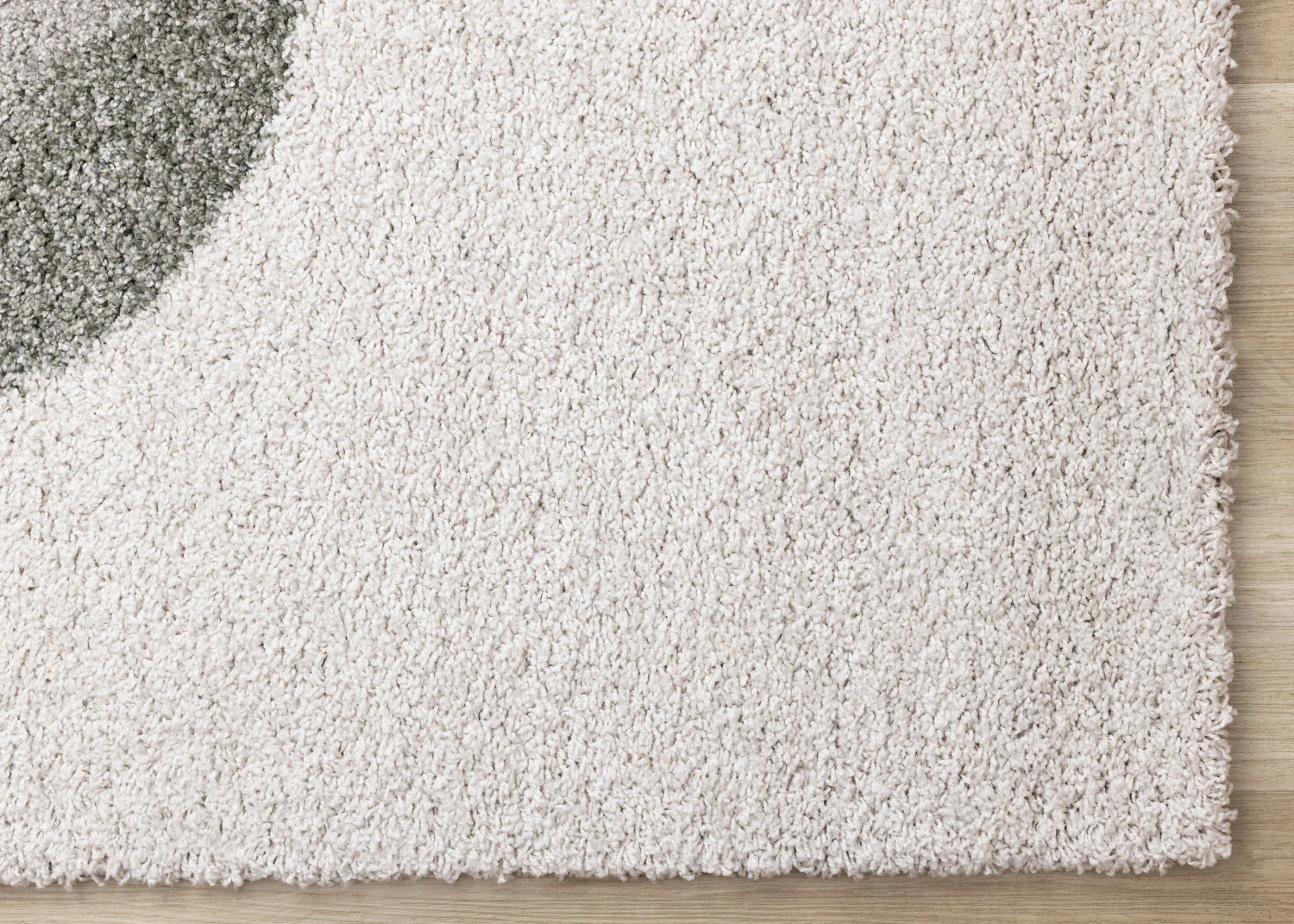 Misha Modern Geometric Area Rug - 8' X 11' - White/Grey - Image 6
