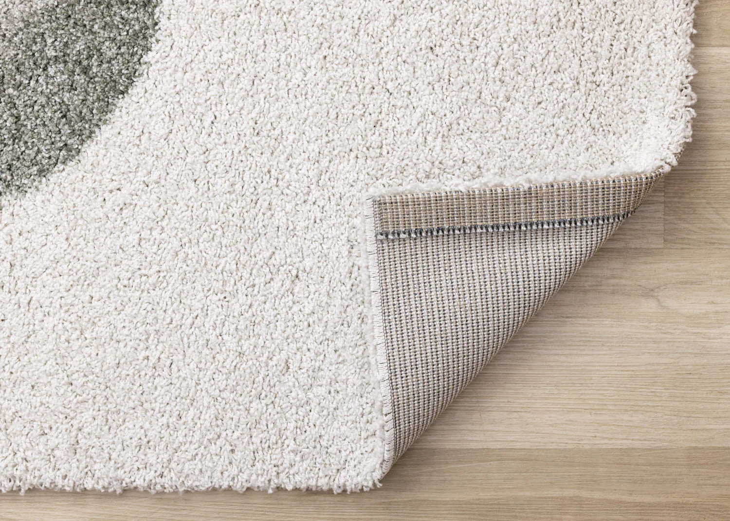 Misha Modern Geometric Area Rug - 8' X 11' - White/Grey - Image 7