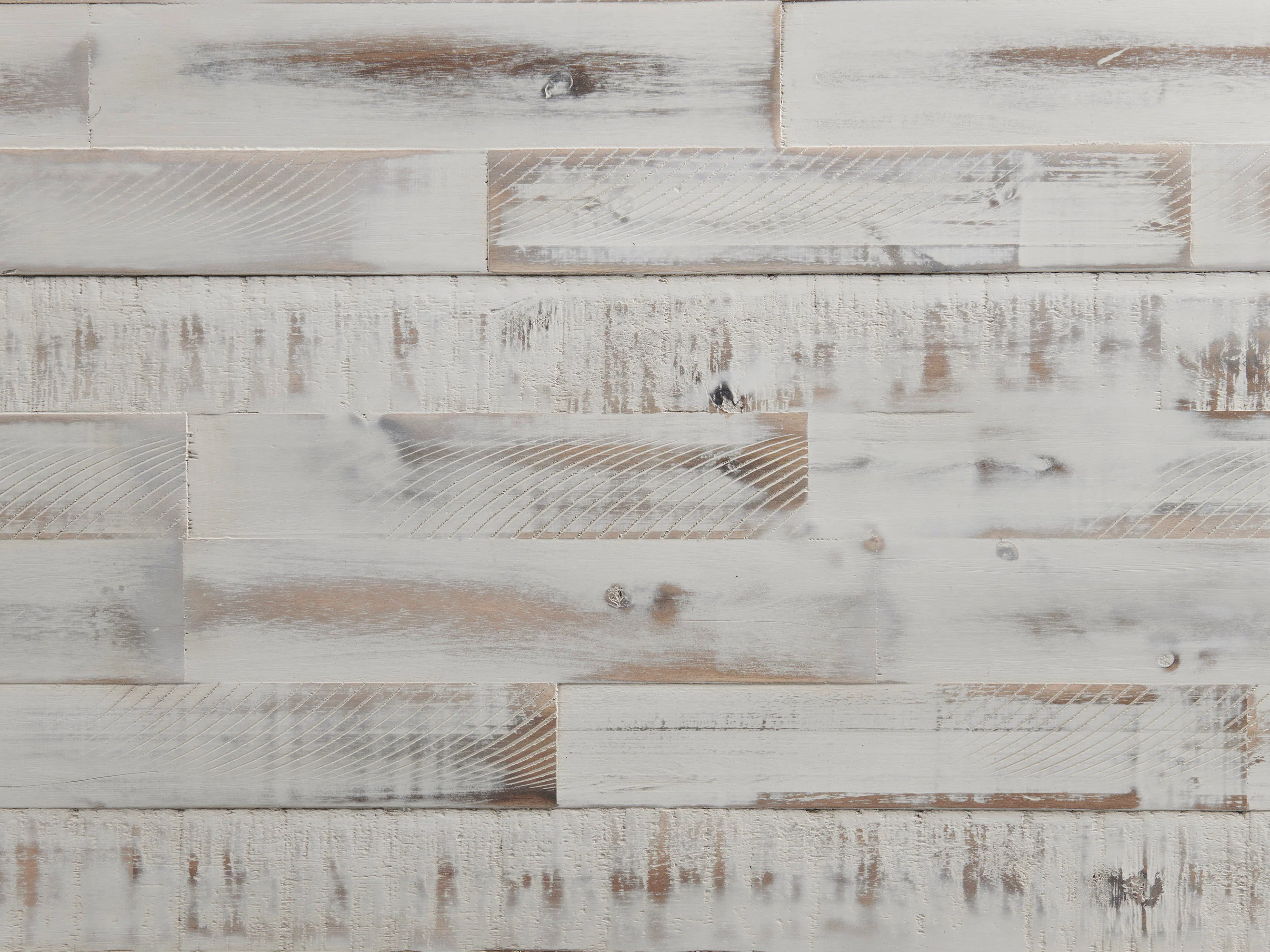 Modern Rustic Server - Weathered White - Image 3