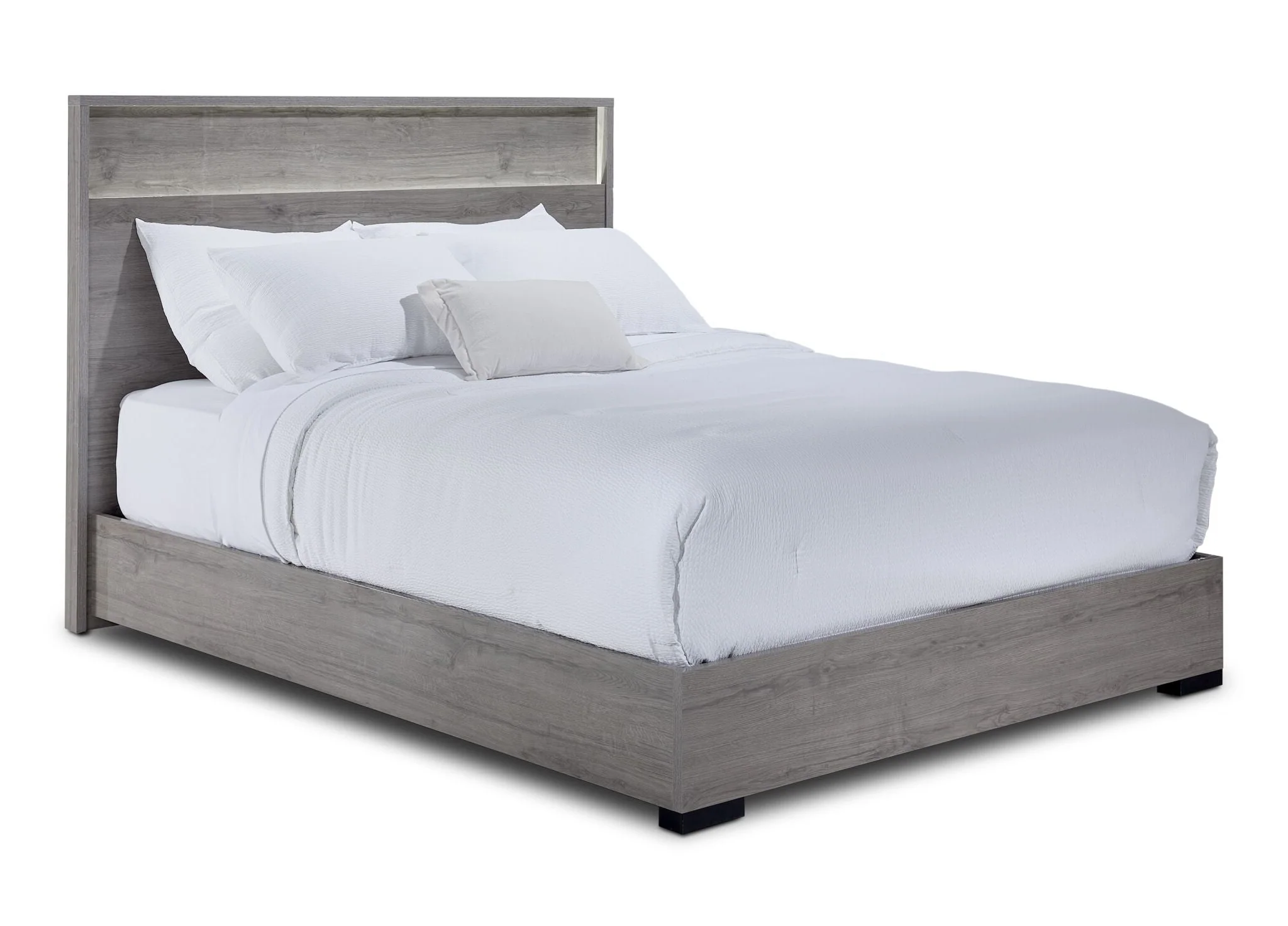 In Full Bloom - Monaco 3 - Piece King Bed - Grey - Image 3