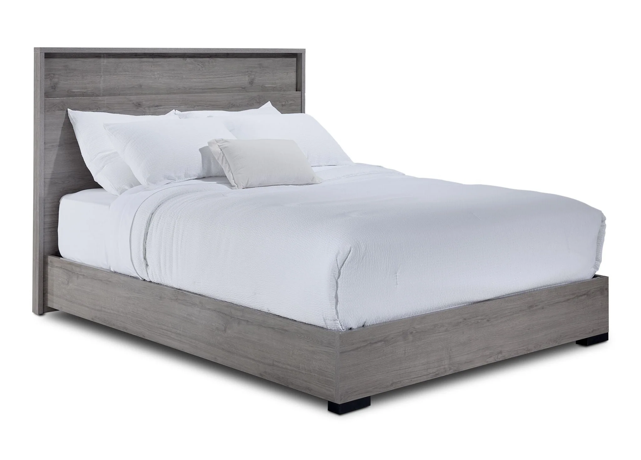 In Full Bloom - Monaco 6 - Piece Queen Bedroom Set - Grey - Image 3