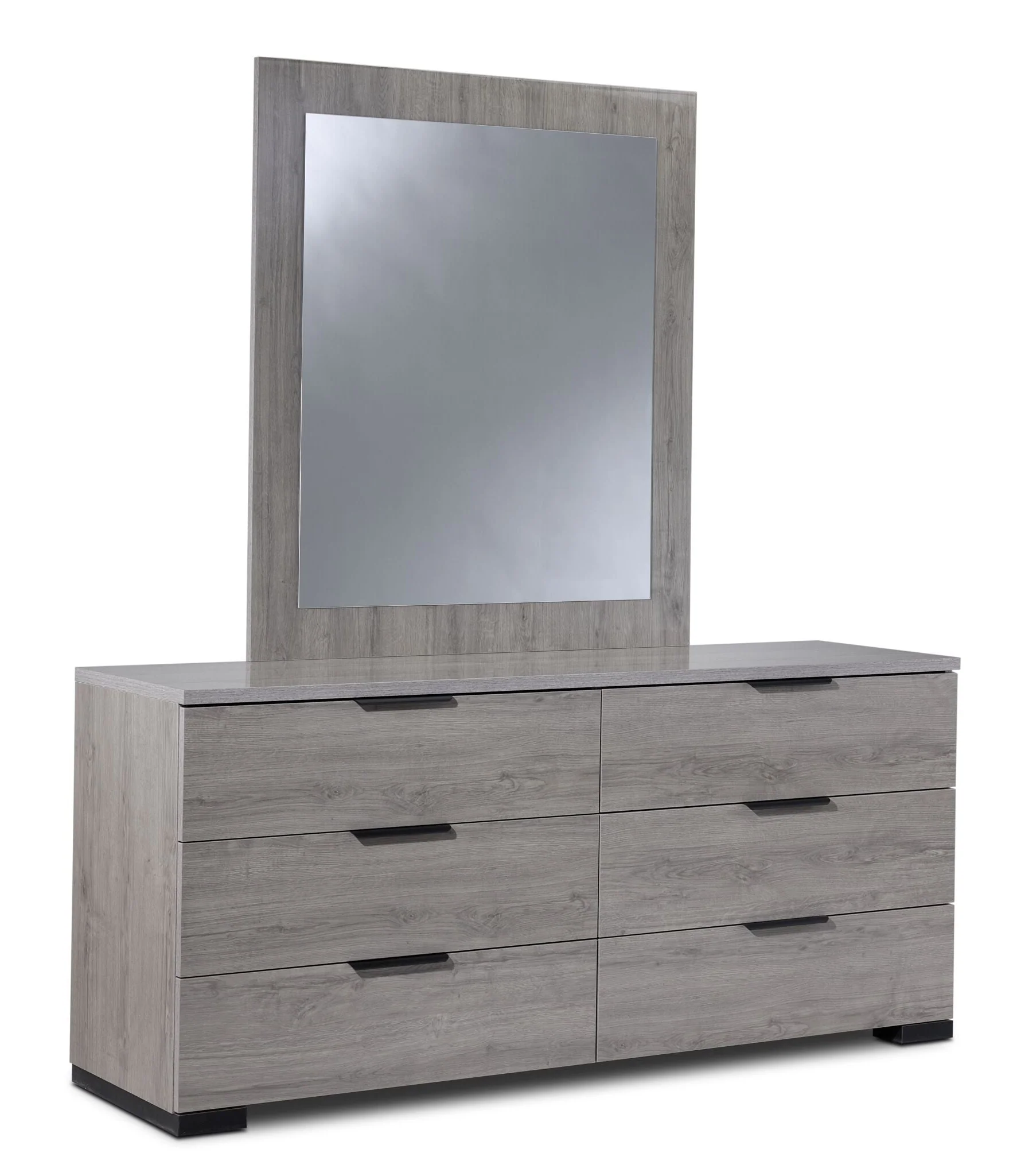 In Full Bloom - Monaco 6 - Piece Queen Bedroom Set - Grey - Image 4