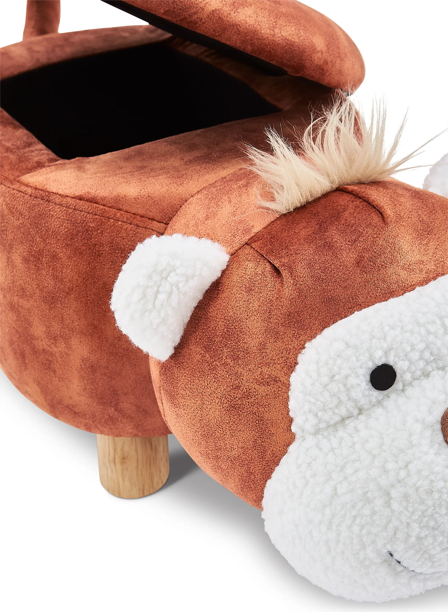Monkey Storage Ottoman - Brown - Image 5