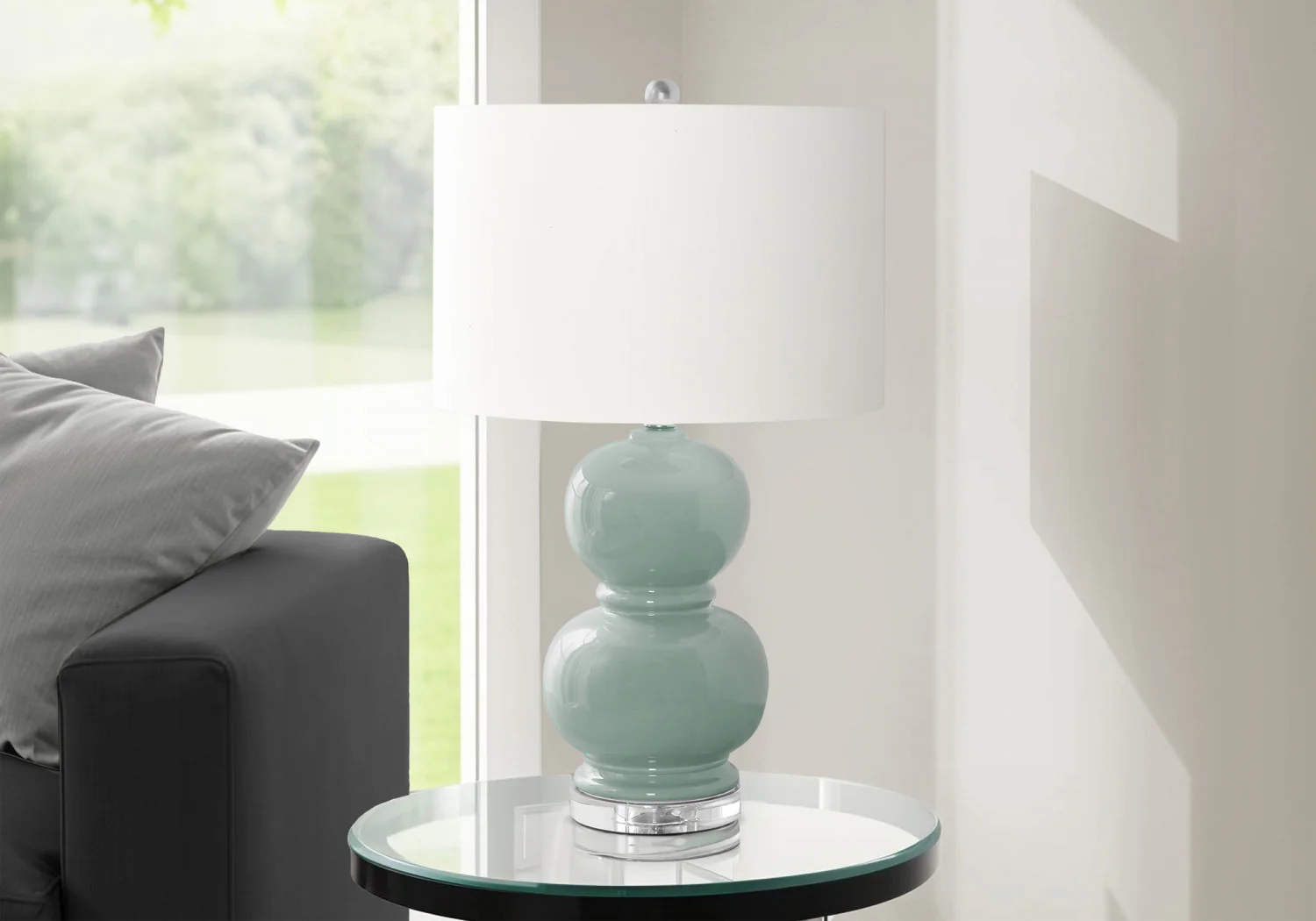 Monroe Table Lamp - Blue - Image 2