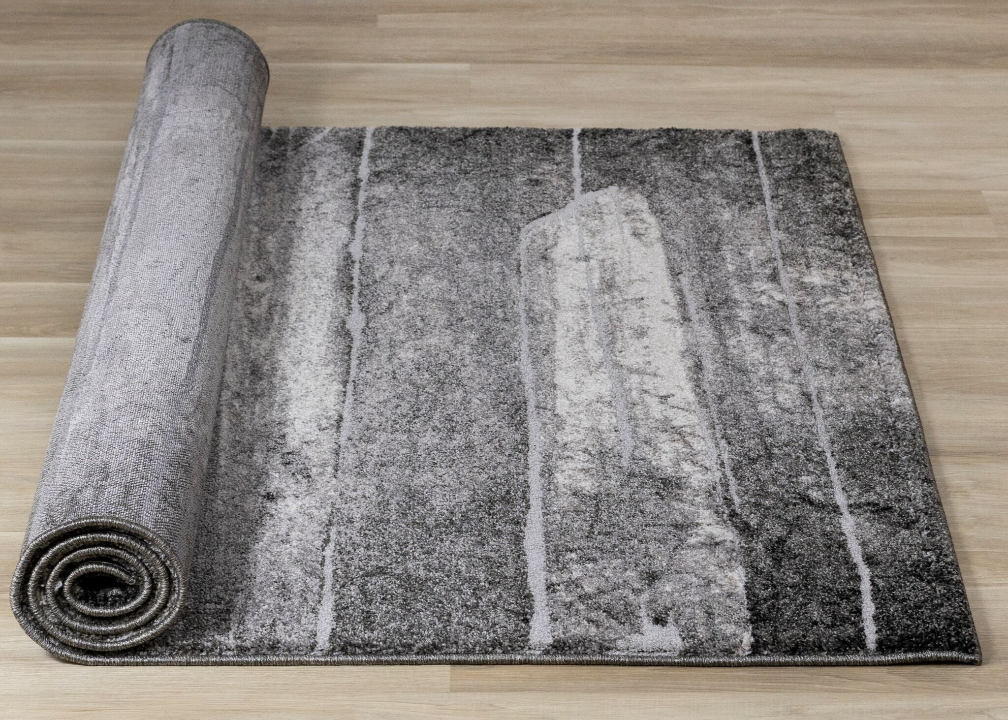 Montana 7'10" x 10'6" Barn Door Area Rug - Grey, Cream - Image 8
