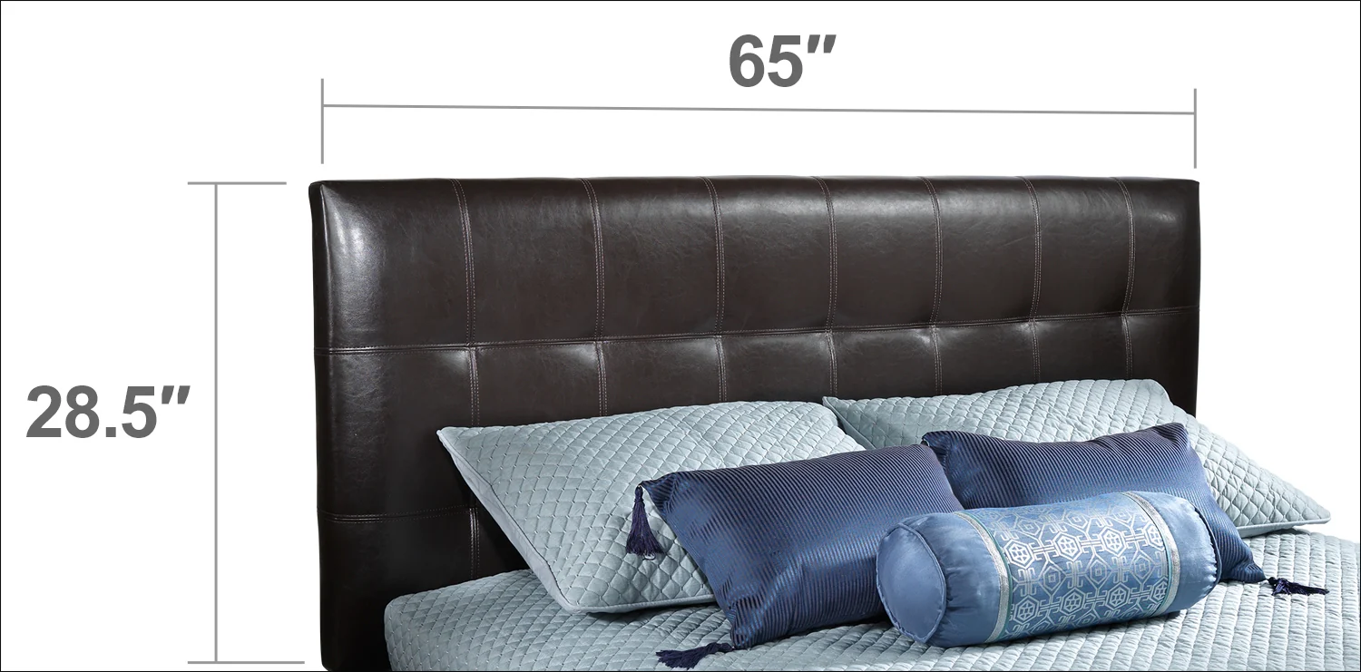 Moonlight Adjustable Queen Headboard - Brown - Image 2