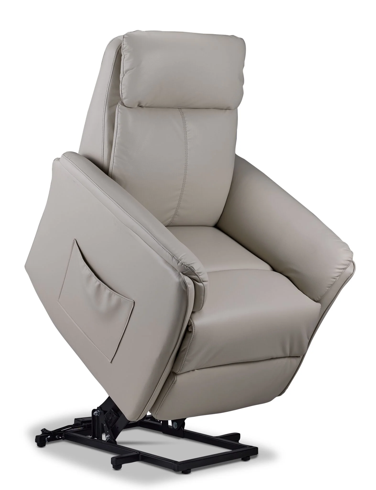 Morgan Power Lift Recliner - Taupe - Image 3