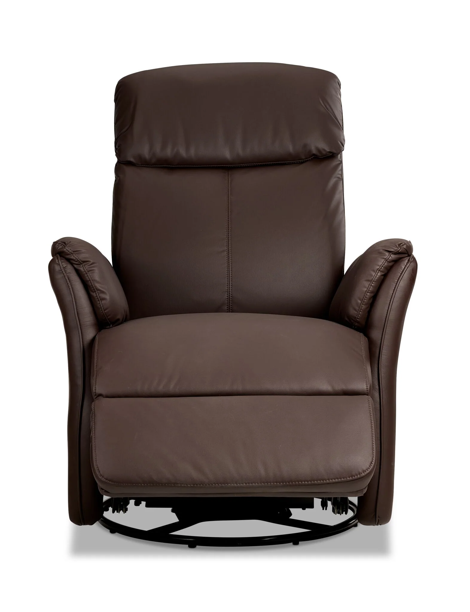 Morgan Swivel Glider Recliner - Dark Brown - Image 4