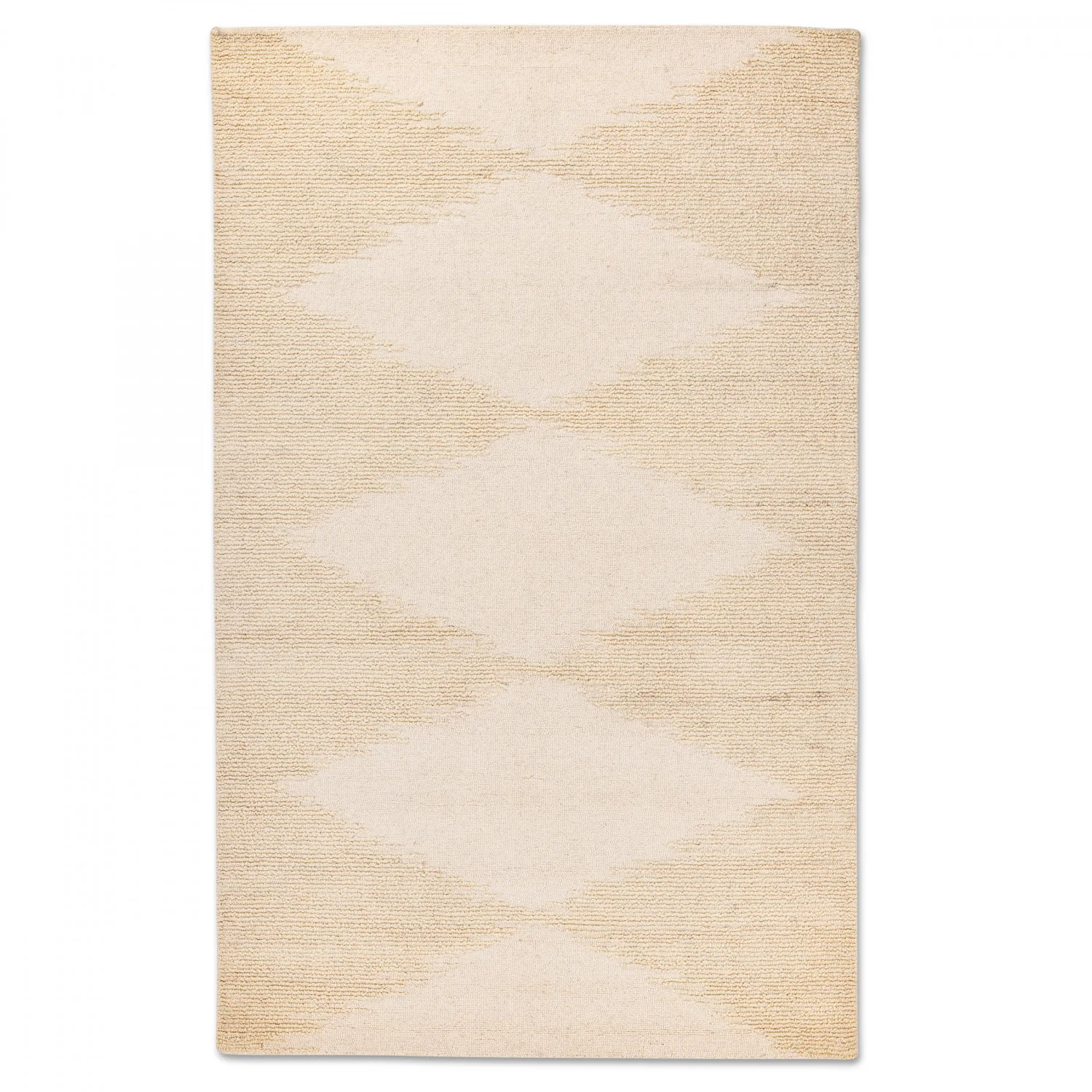 Morris Diamonds Rug - 5' x 8' - Soft Cream