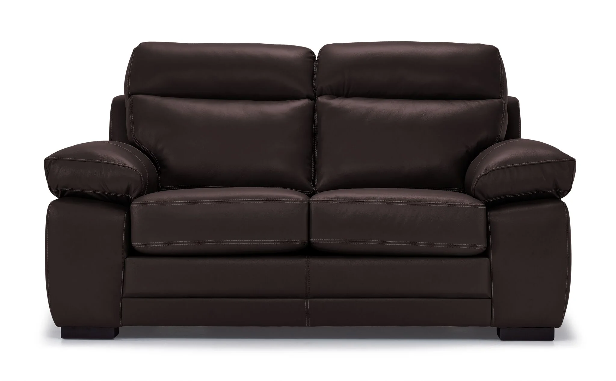 Morrison II Leather Loveseat - Brown - Image 2